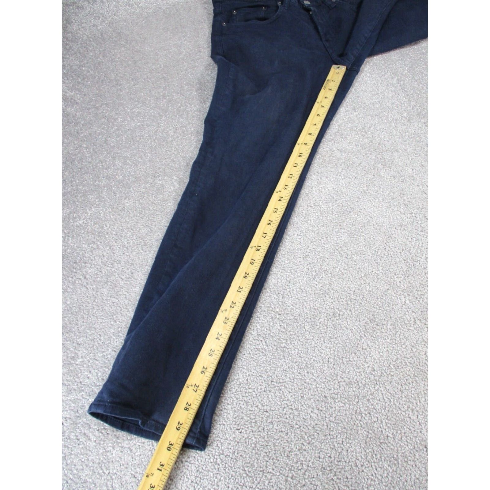 Bonobos BONOBOS Jeans Mens Slim Fit Denim 31X29 Dark Blue Tapered Size US 31 - 6 Thumbnail