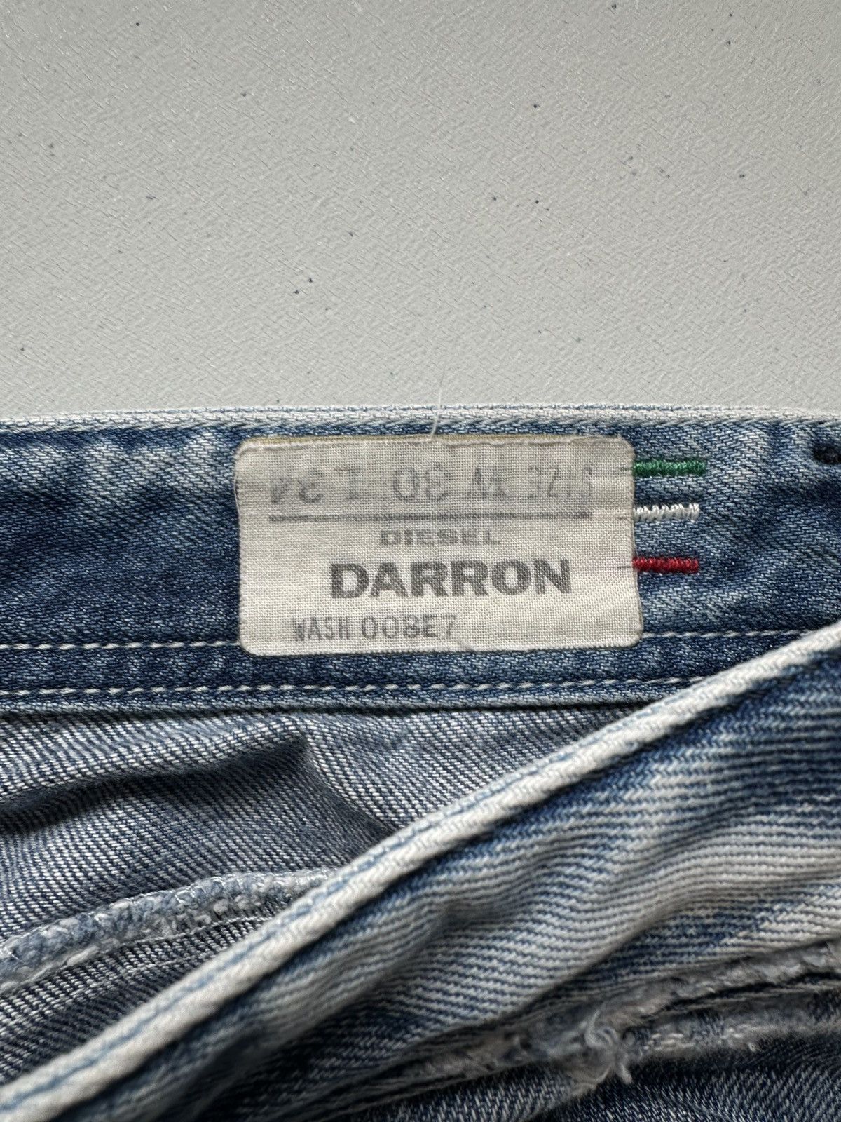 Diesel Diesel Darron Distressed Avant Garde Jeans Size US 30 / EU 46 - 9 Thumbnail