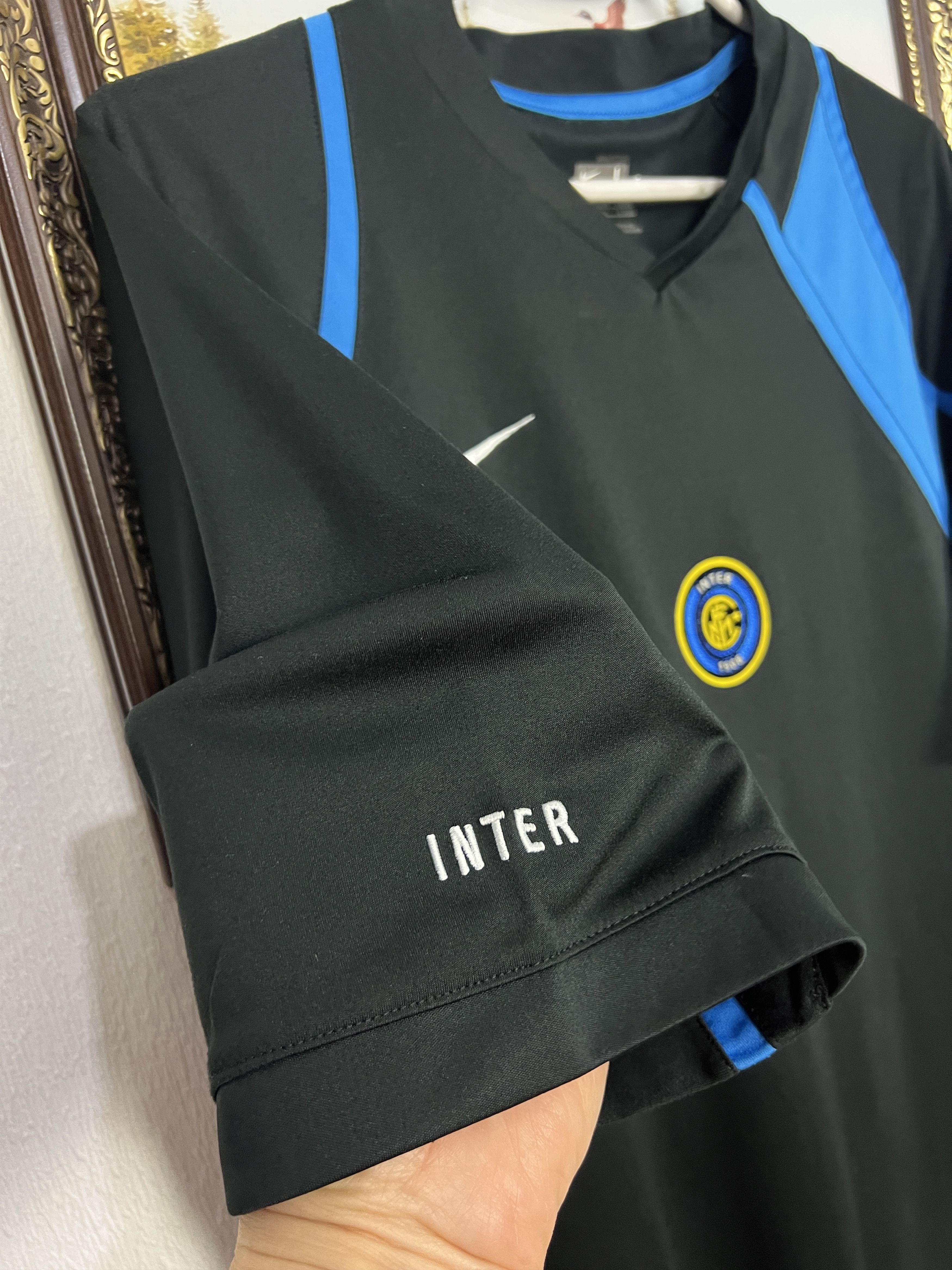 Nike Nike Inter Milan Football Train Shirt Soccer Jersey Maglia Size US L / EU 52-54 / 3 - 5 Thumbnail