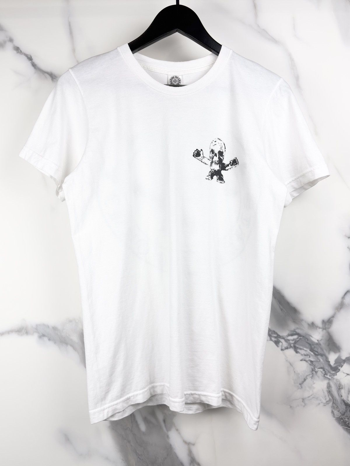 Chrome Hearts Chrome Hearts Vintage Foti Skull Skeleton Tshirt White Size US S / EU 44-46 / 1 - 2 Thumbnail