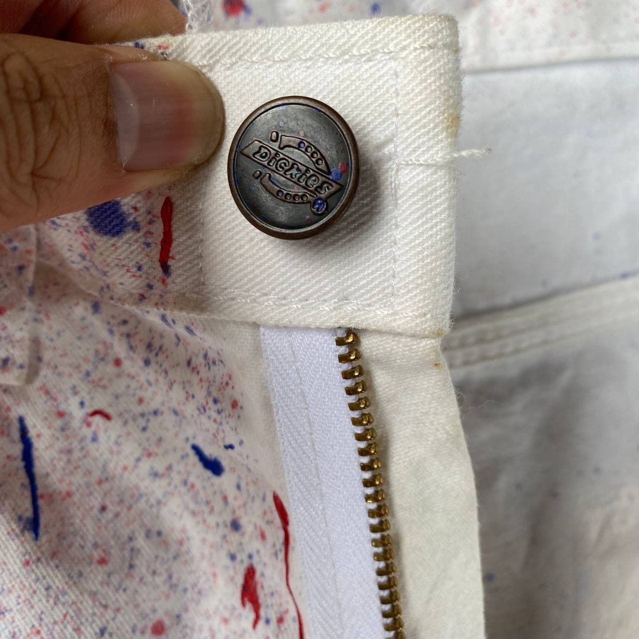 Vintage VINTAGE DICKIES CARPENTER REWORKED SPLATTER PAINT W28X32 Size US 28 / EU 44 - 15 Thumbnail