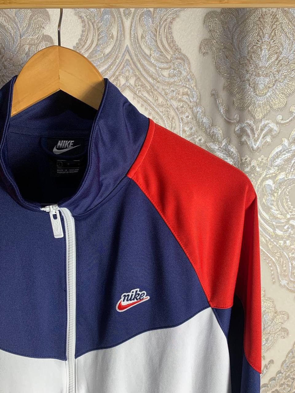Nike × Vintage VERY RARE NIKE FULL ZIP LIGHT JACKET JAPAN STYLE Y2K SWOOSH Size US L / EU 52-54 / 3 - 3 Thumbnail