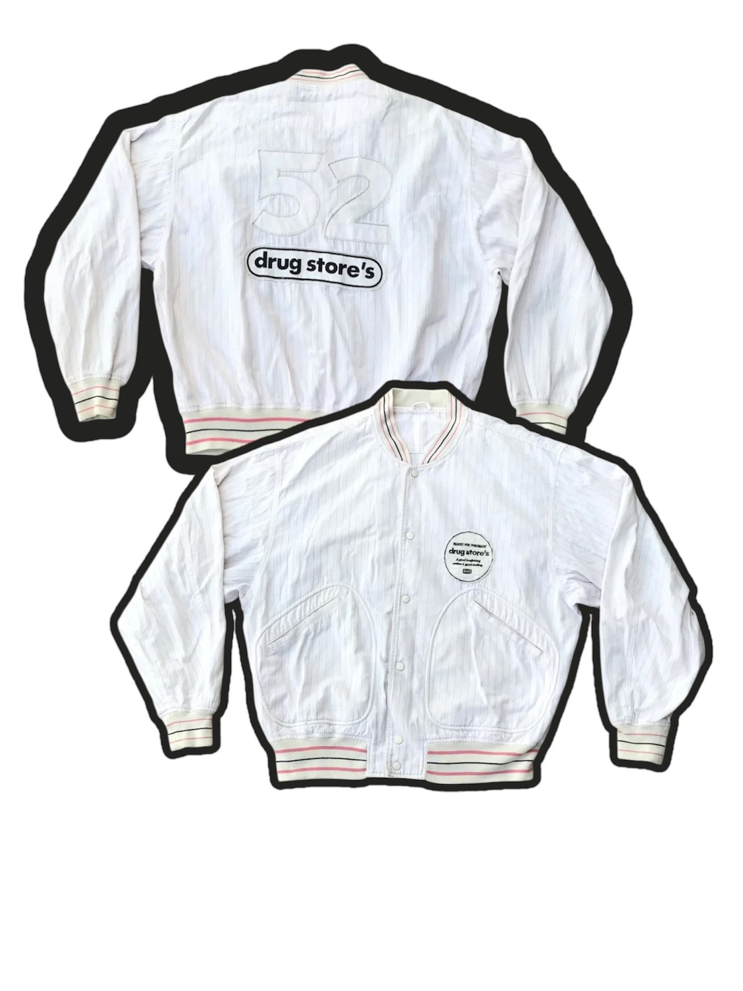 Japanese Brand Japan Drugs Store Varsity Jacket Size US L / EU 52-54 / 3 - 1 Thumbnail