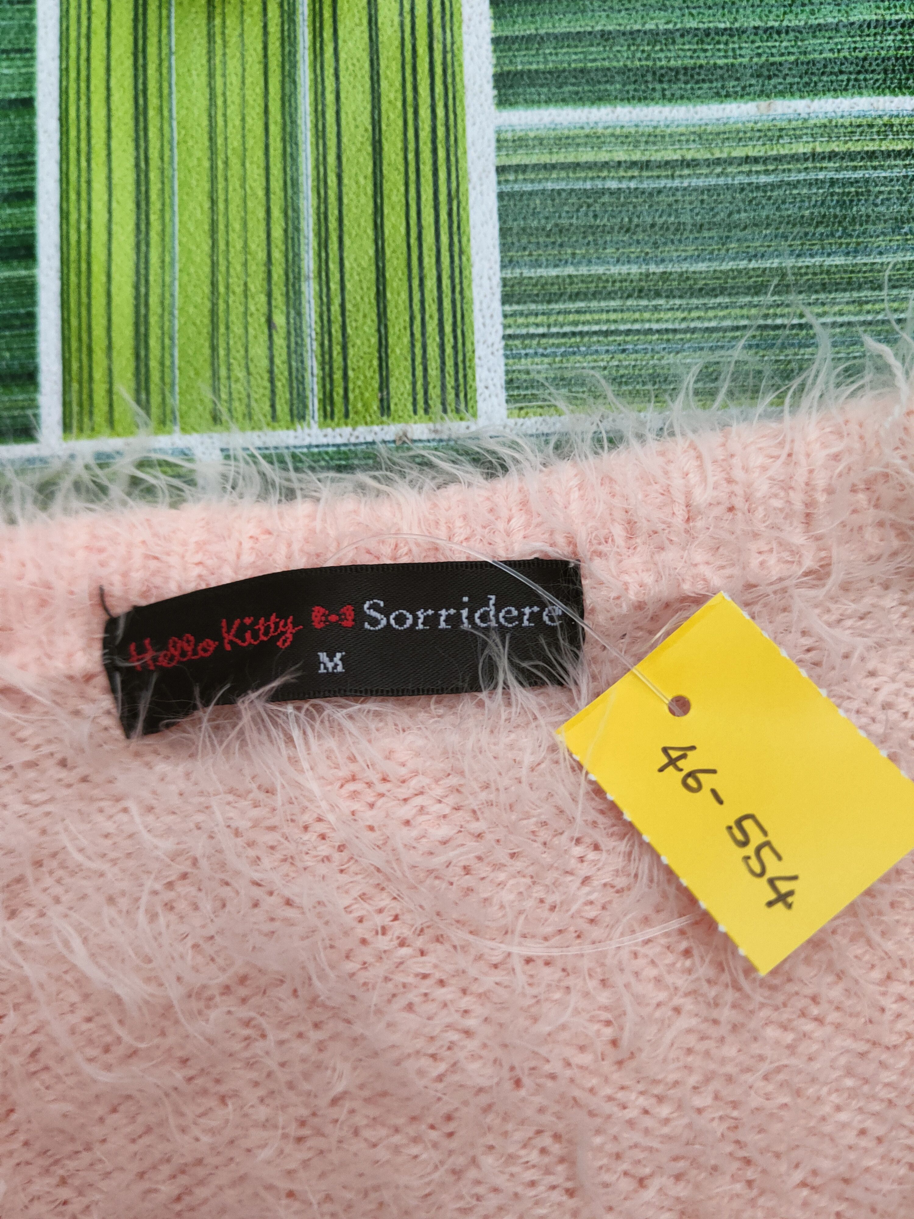 Japanese Brand DL Sorridere-Hello Kitty Peach Fur Mohair Knitwear #46-554 Size S / US 4 / IT 40 - 13 Thumbnail