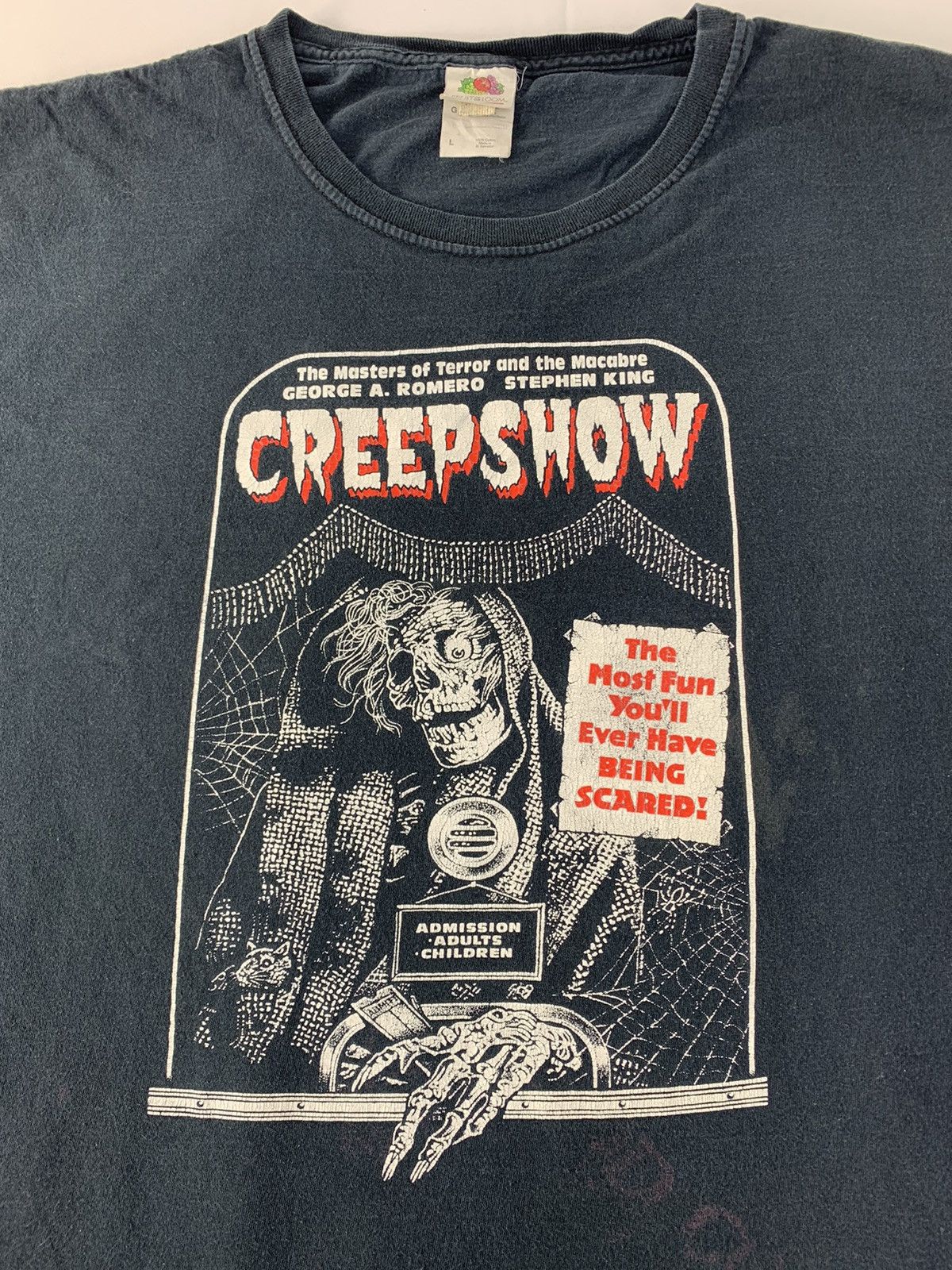 Vintage Creep Show TV Series Horror The Macabre Movie Box Logo Tee Size US L / EU 52-54 / 3 - 3 Thumbnail