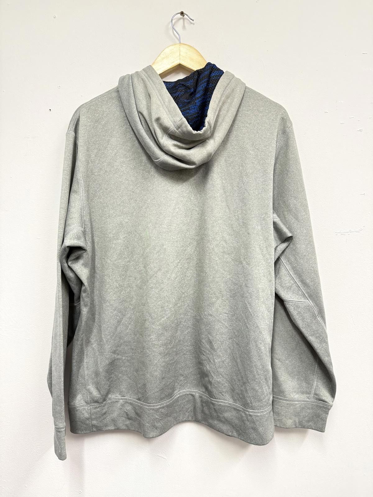 Nike Nike Therma-Fit Grey and Blue Hoodie Size L Size US L / EU 52-54 / 3 - 4 Thumbnail