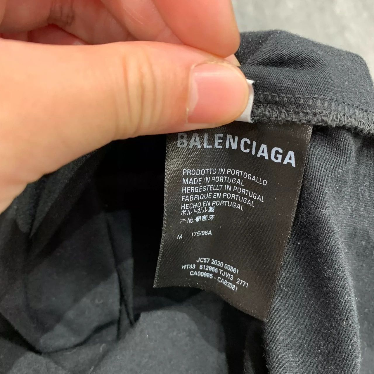 Balenciaga Balenciaga Balenciaga Black Seven Nation Language Short Sl Size US M / EU 48-50 / 2 - 3 Thumbnail