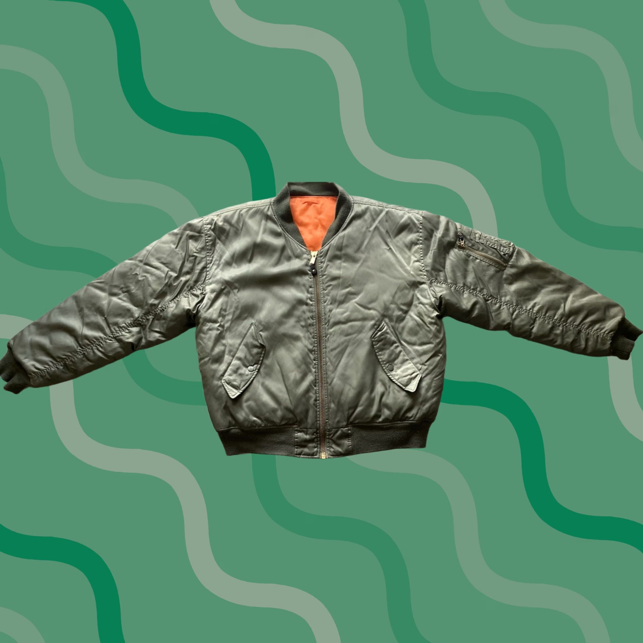 Vintage Vintage 70's JASDF MA-1 Flight Jacket | Grailed