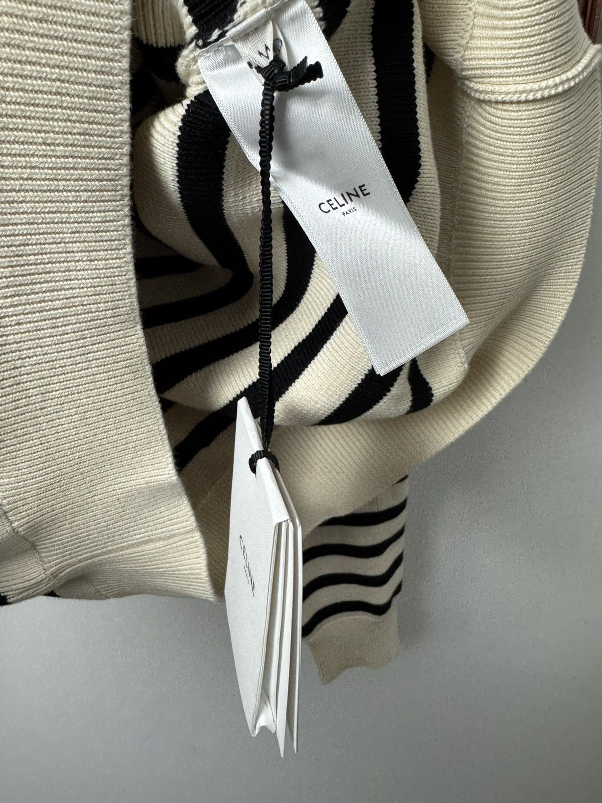 Celine × Hedi Slimane Celine Stripes Hedi Slimane Sweater Designer Luxury High End Size US M / EU 48-50 / 2 - 6 Thumbnail