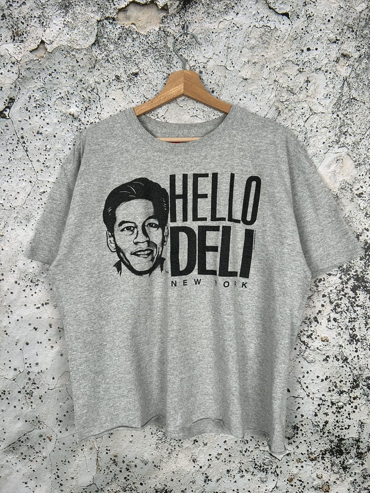 Vintage Vintage Hello Deli 90s Graphic Tee Boxy Baggy Skate Rock Size US L / EU 52-54 / 3 - 1 Thumbnail
