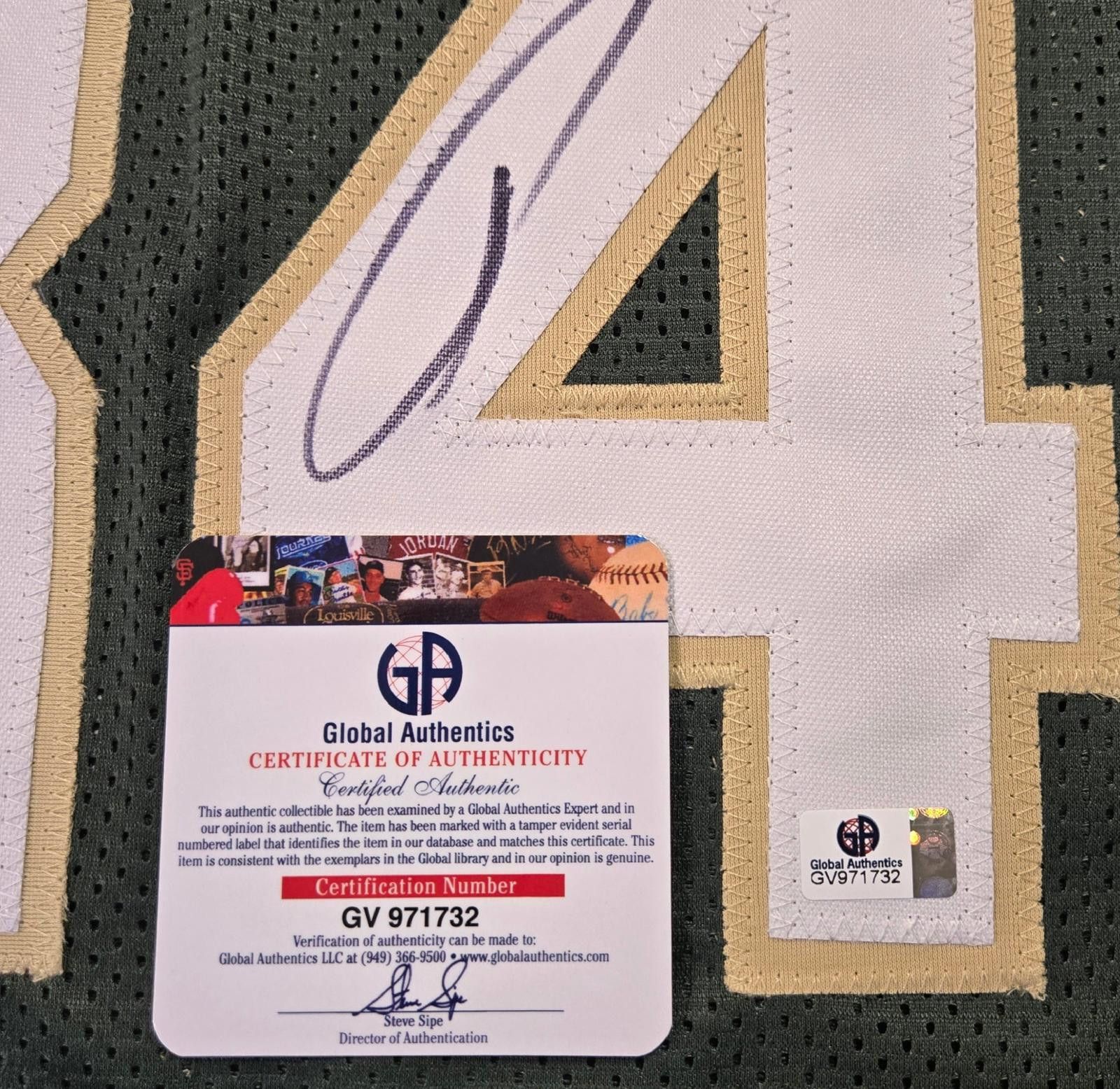 Other Giannis Antetokounmpo Milwaukee Bucks Basketball Jersey coa Size ONE SIZE - 4 Thumbnail