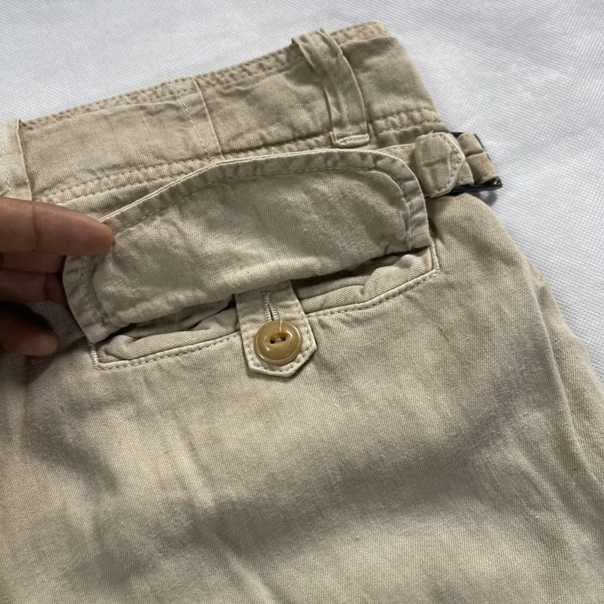 C.P. Company C.P Company Linen With Buckle Waist Military Style Pant Size US 33 - 12 Thumbnail