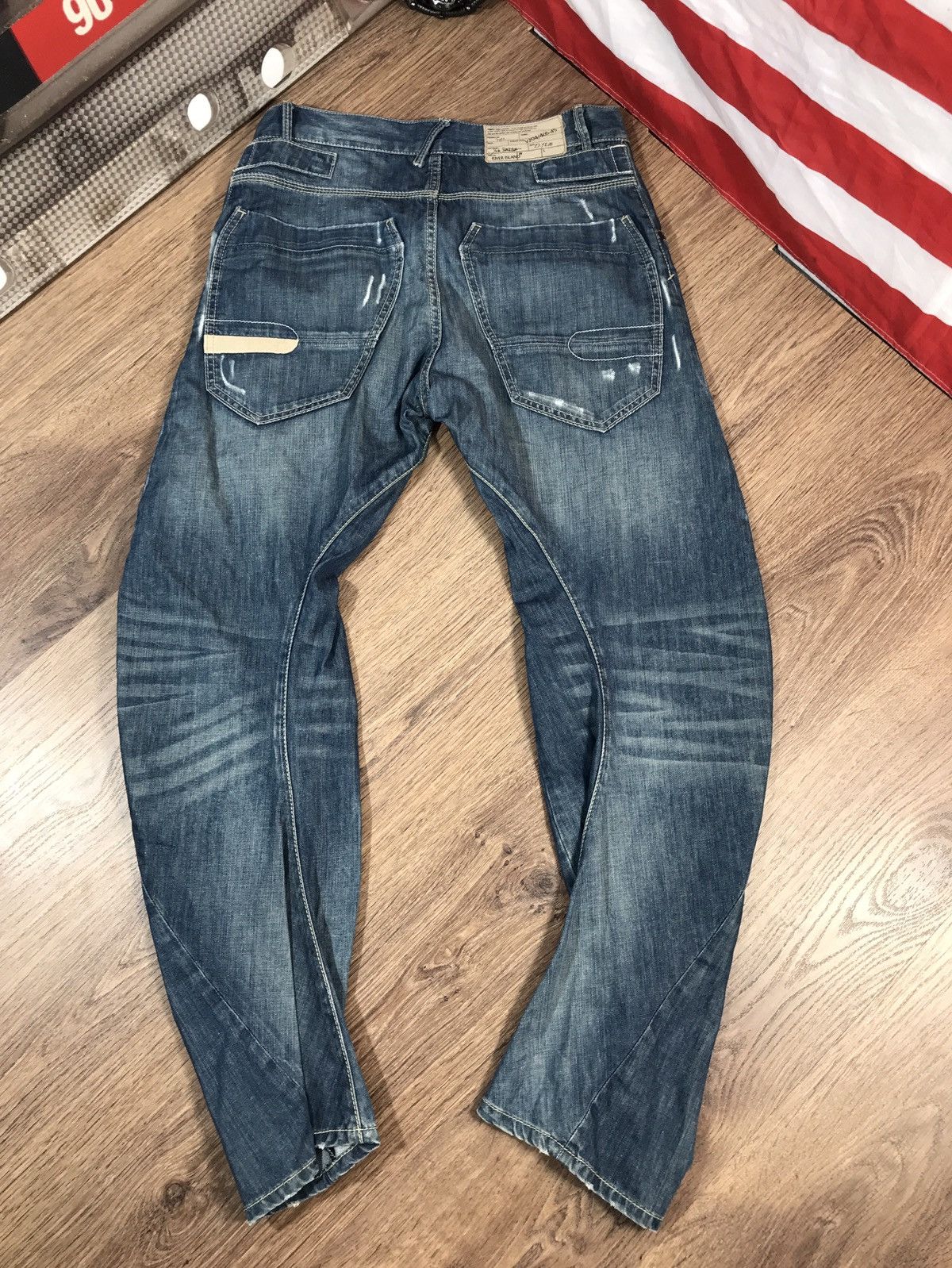 Japanese Brand × Vintage Vintage Distressed Jeans Biker Pants Size US 32 / EU 48 - 10 Thumbnail