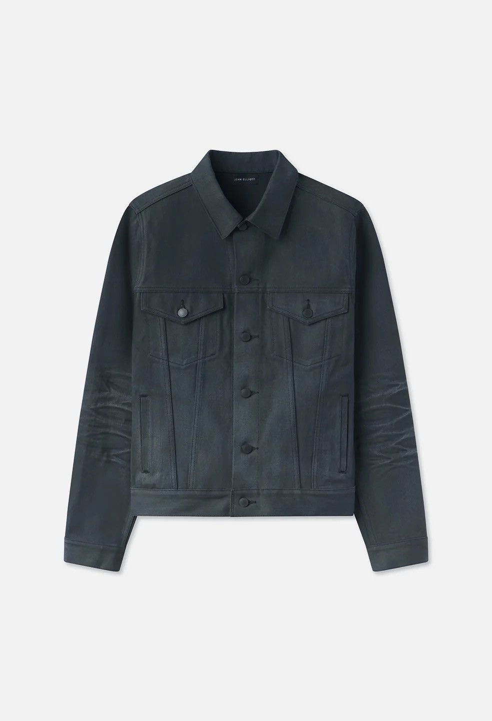 John Elliott Thumper Type III Selvedge Charcoal & Indigo Dry Process Size US XS / EU 42 / 0 - 12 Thumbnail