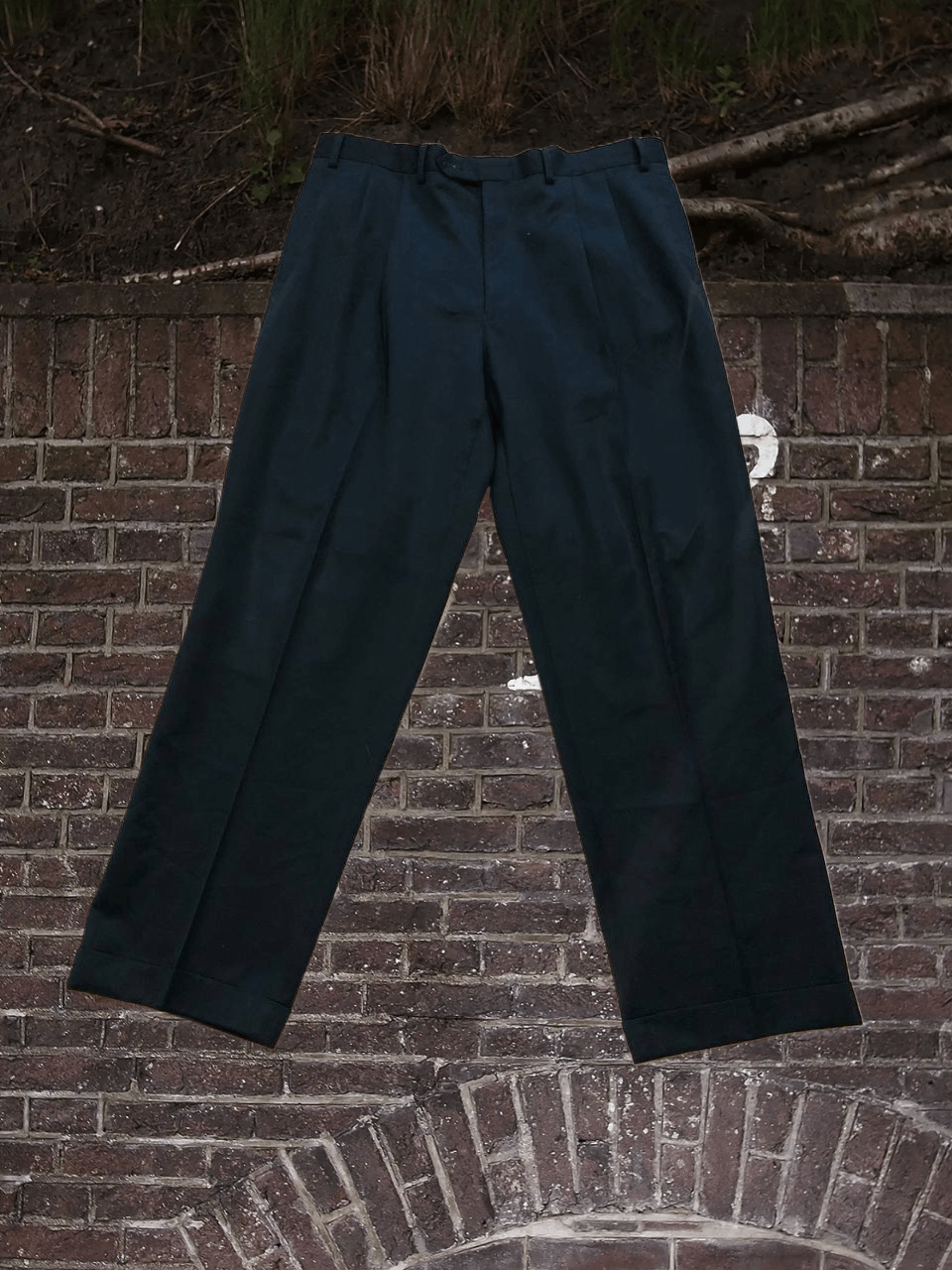 Lauren Ralph Lauren vintage black Y2K Formal Trousers Lauren Ralph Lauren Size 40R - 1 Thumbnail