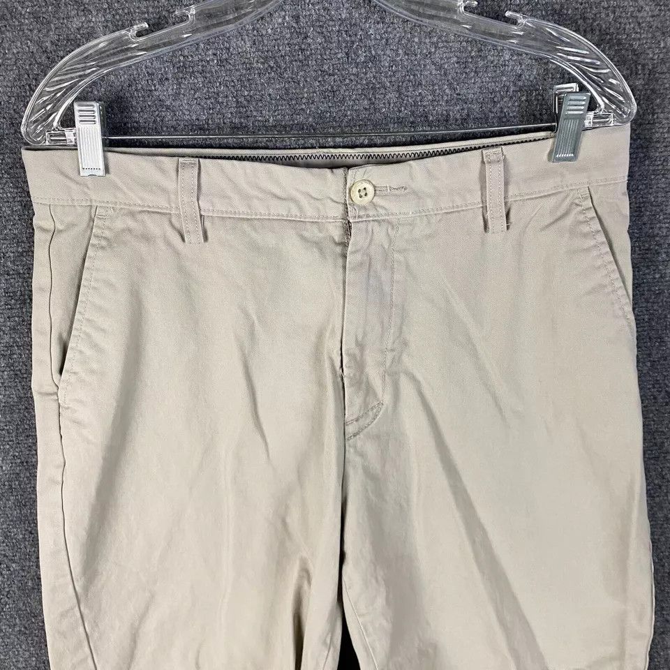 Nautica Nautica Shorts Men's 32W 100% Cotton Chino Beige Adults Size US 32 / EU 48 - 2 Thumbnail