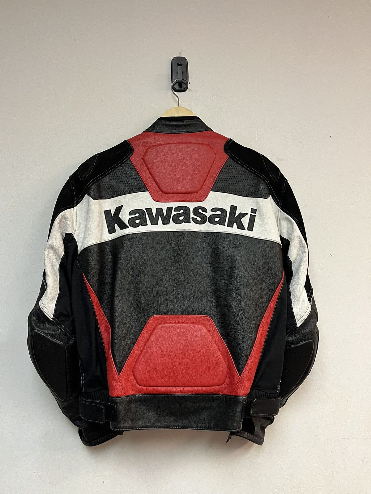 Other Leather Kawasaki Motorcycle Jacket Size US L / EU 52-54 / 3 - 3 Thumbnail