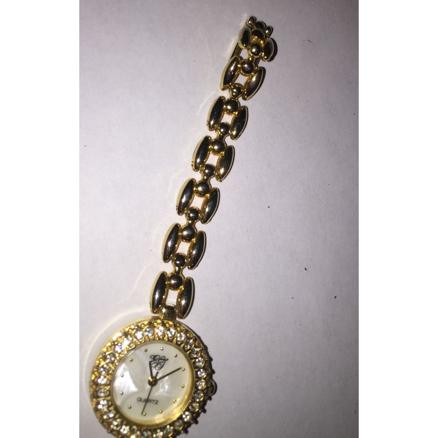 Other Womens Elizabeth Taylor Quartz Watch Gold Tone w/ Rhinestone Size ONE SIZE - 3 Thumbnail