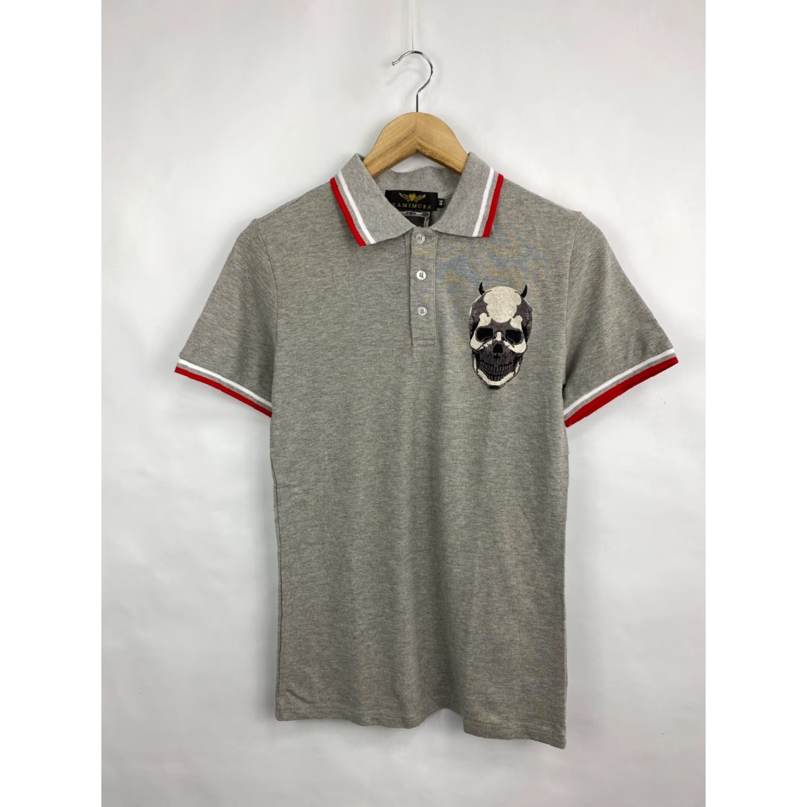 Vintage Kamimura Tokyo Polo T-Shirt Japan Style Gray 46 M Mens Vintage Nike Shirt নয় Size US XXL / EU 58 / 5 - 3 Thumbnail