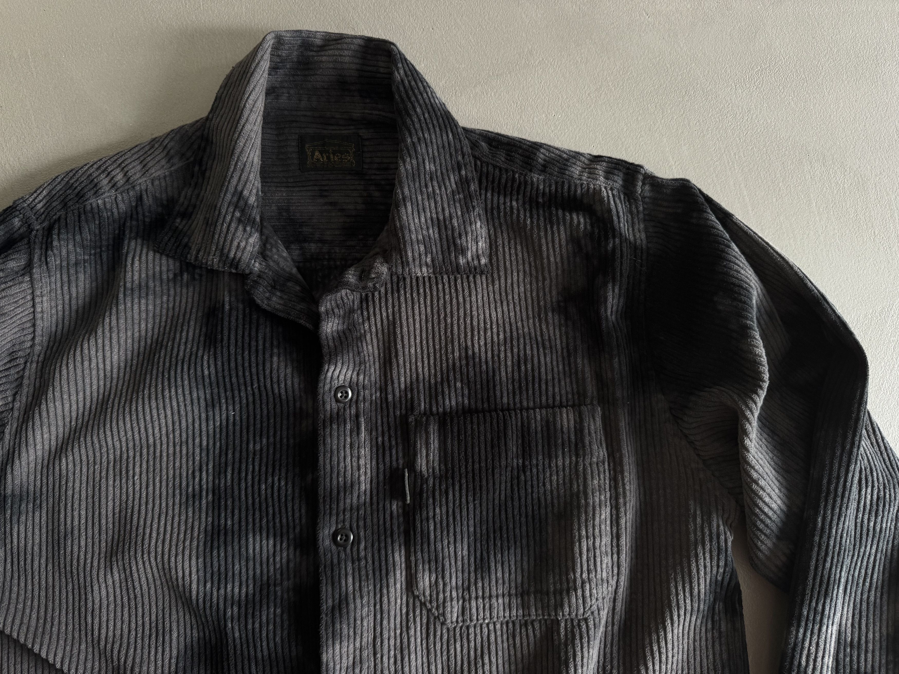 Aries Aries Corduroy Tie Dye Shirt, Grey / Black Size US XL / EU 56 / 4 - 2 Thumbnail