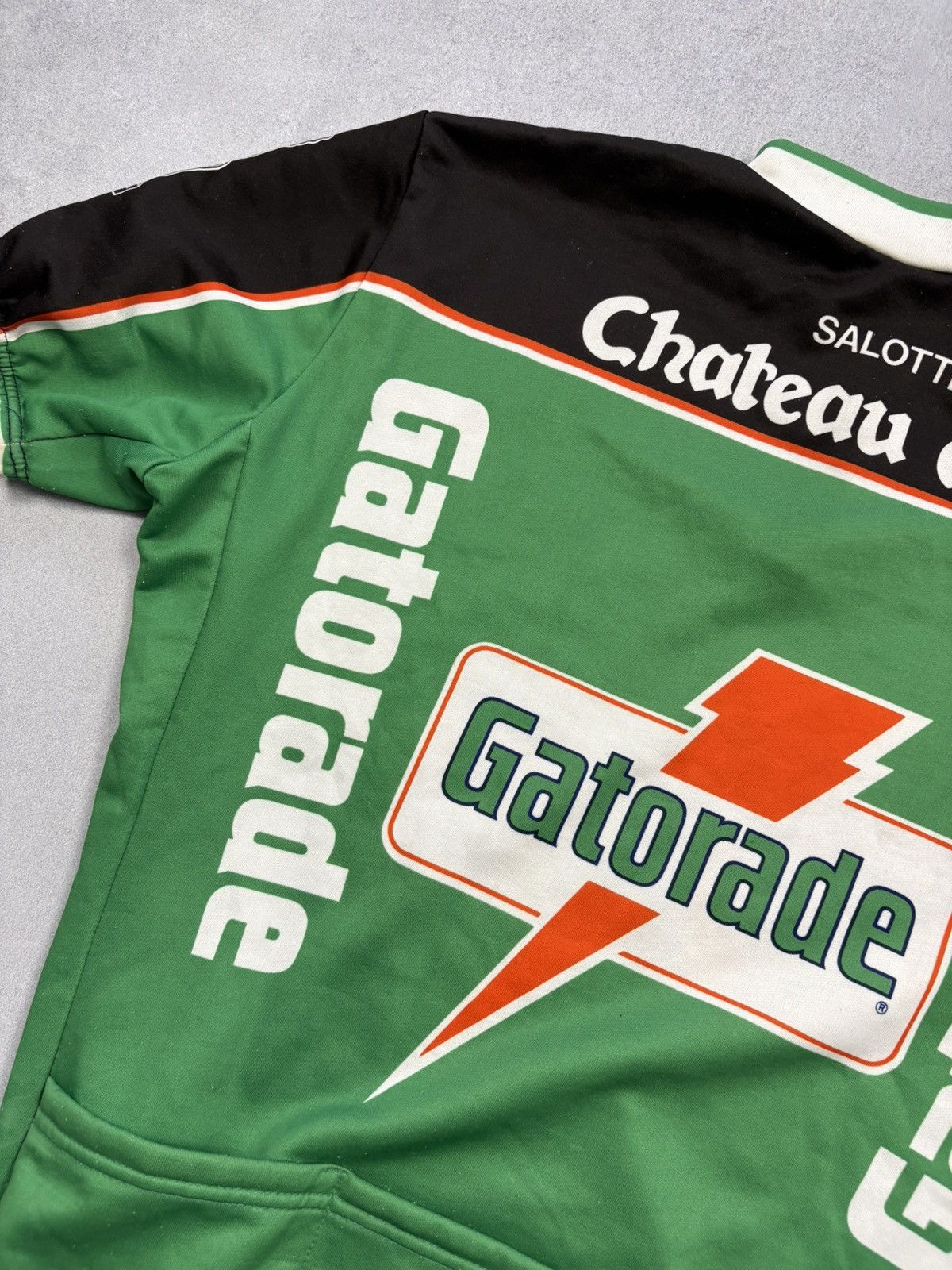 Vintage Vintage 80s Chateau D’ax Cycling Jersey Moser Gatorade Size US XL / EU 56 / 4 - 12 Thumbnail
