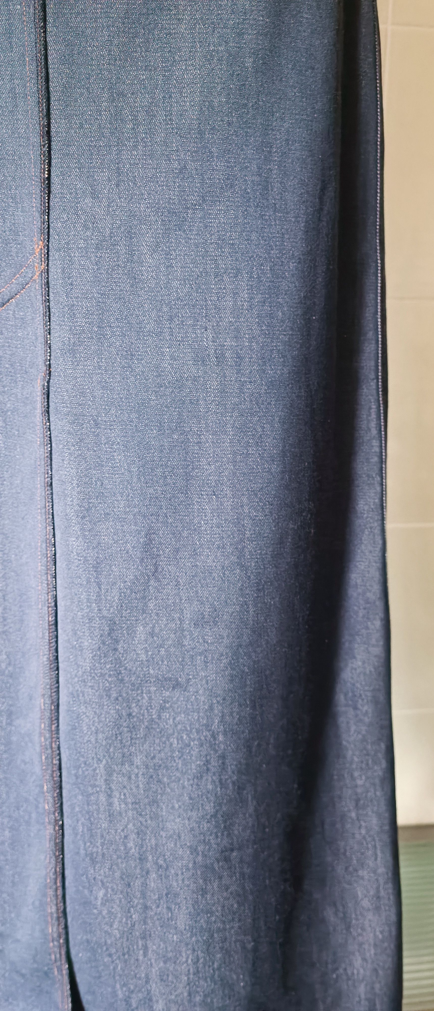 Jean Paul Gaultier FW1992/93- Gaultier Jeans - Long dress with fringes Size S / US 4 / IT 40 - 8 Thumbnail