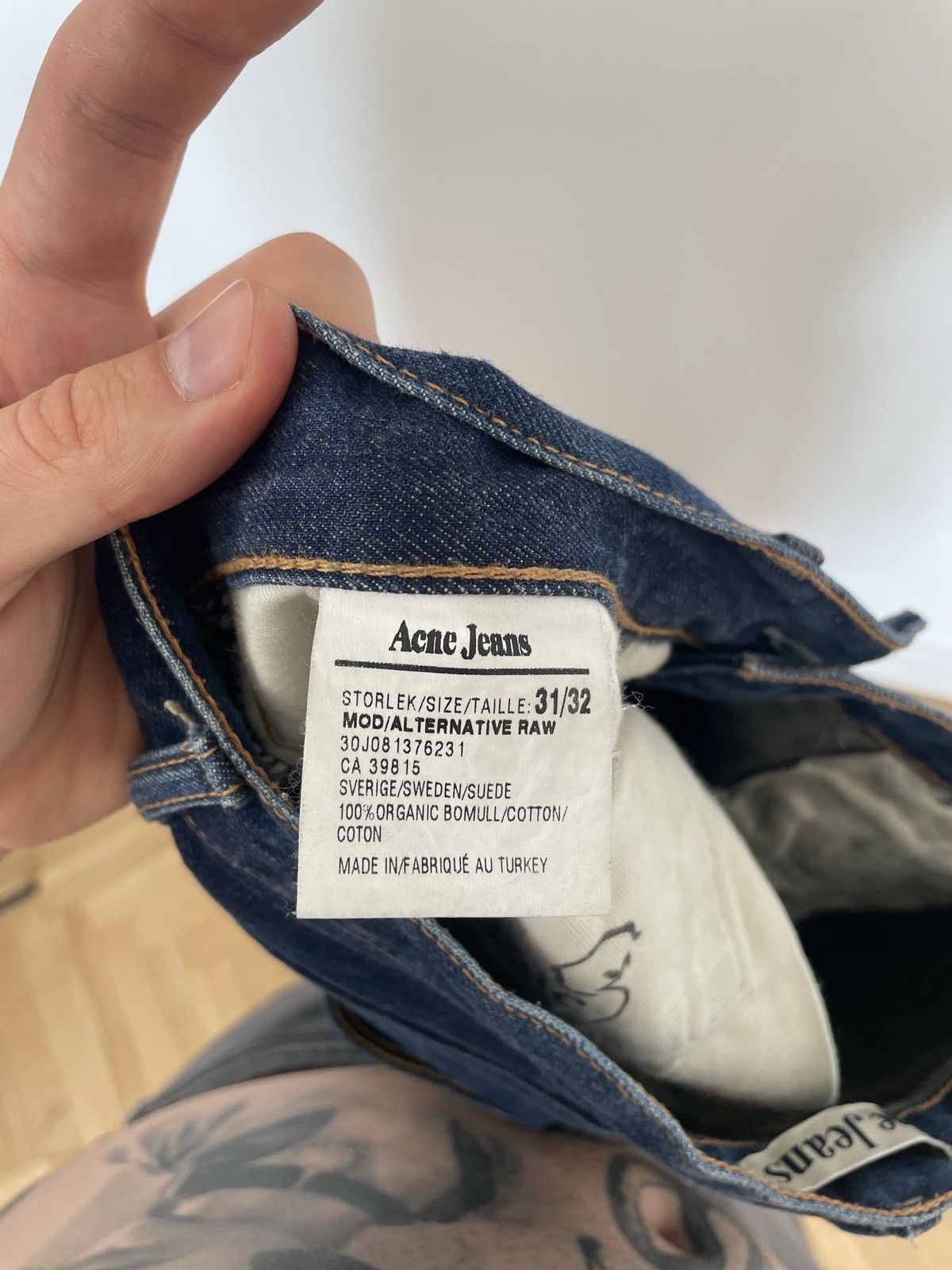Acne Studios Acne Studios Jeans Slim Fit Denim Pant Rock Casual Luxury Size US 31 - 7 Thumbnail