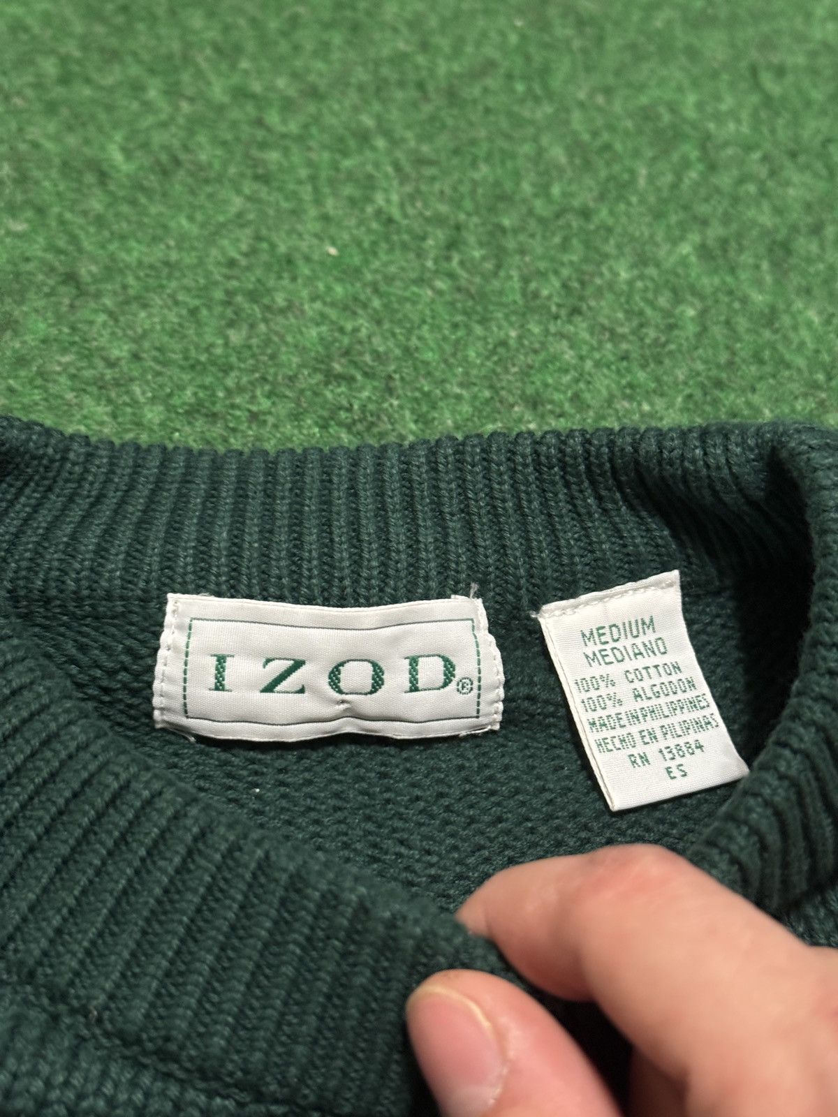 Izod Izod Golf Vintage Knit Sweater Pullover Crewneck Medium Size US M / EU 48-50 / 2 - 3 Thumbnail