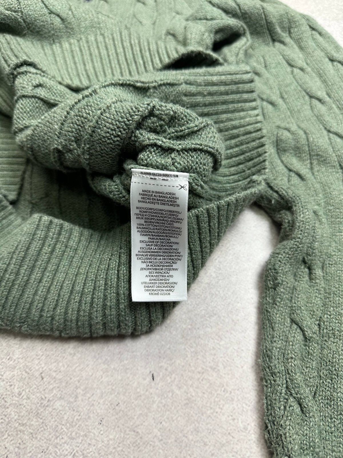 Polo Ralph Lauren Vintage Polo Ralph Lauren Cable Knit Sweater Mens Old Money Size US L / EU 52-54 / 3 - 5 Thumbnail
