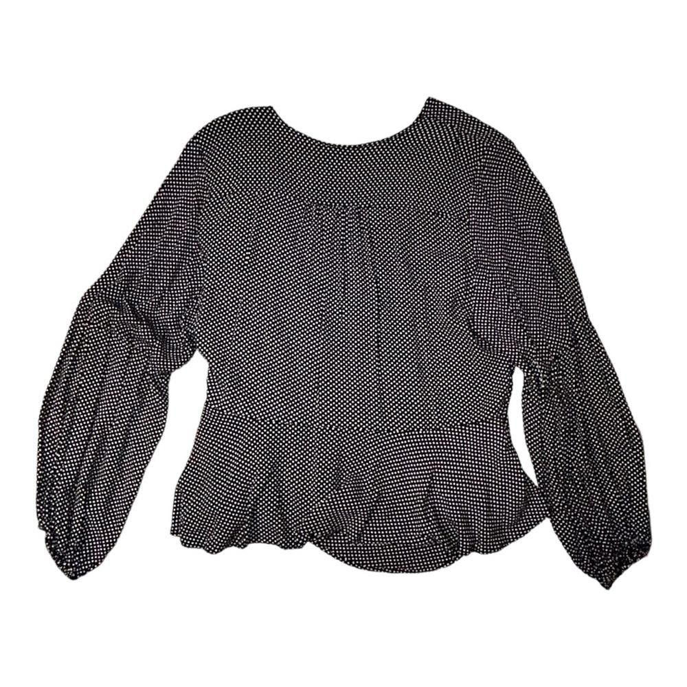 Designer Anthropologie l Maeve Ingrid Wrap Blouse Size 18 Size XXL / US 16-18 / IT 52-54 - 3 Thumbnail