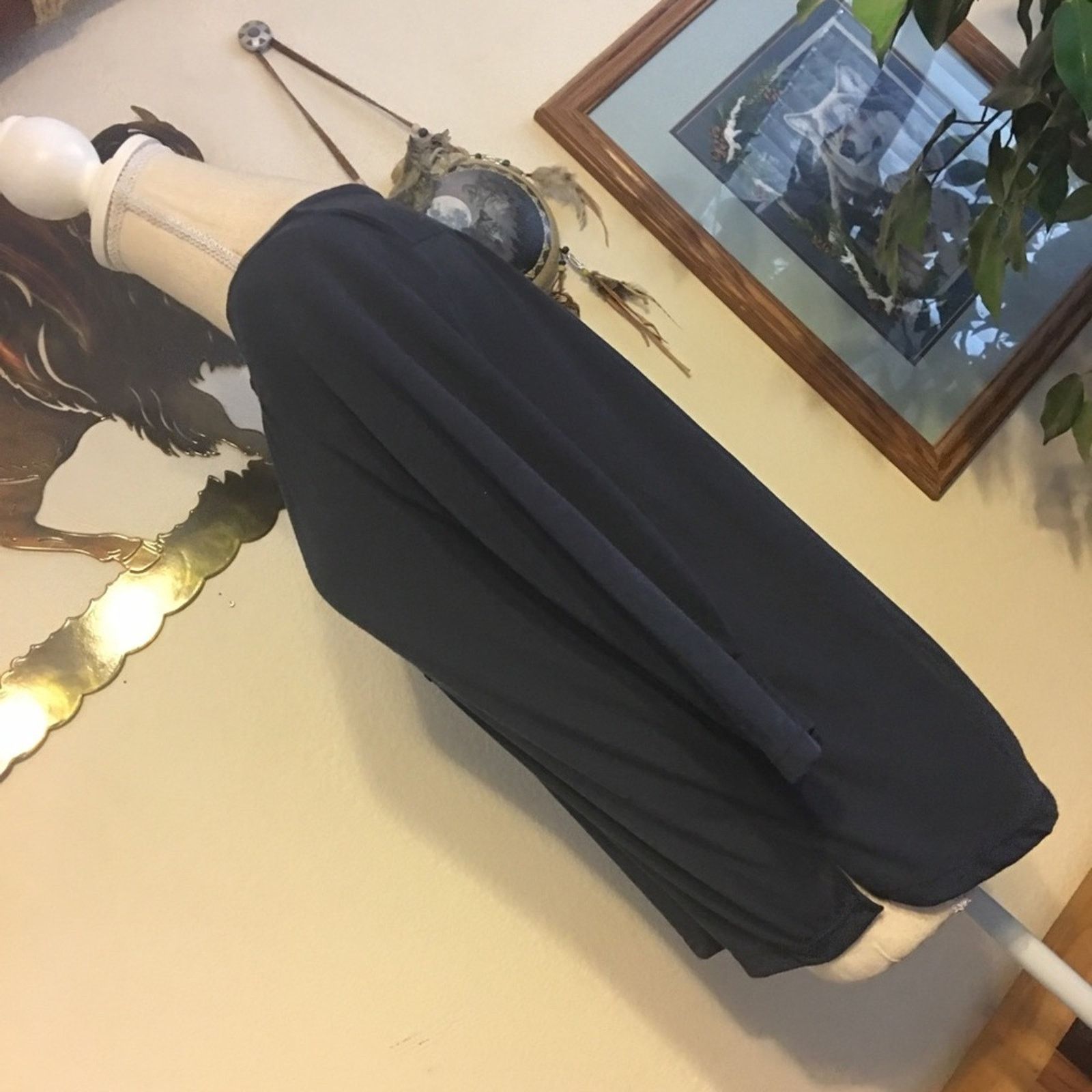 H&M H&M Navy blue Soft pull over top XS Size XS / US 0-2 / IT 36-38 - 4 Thumbnail