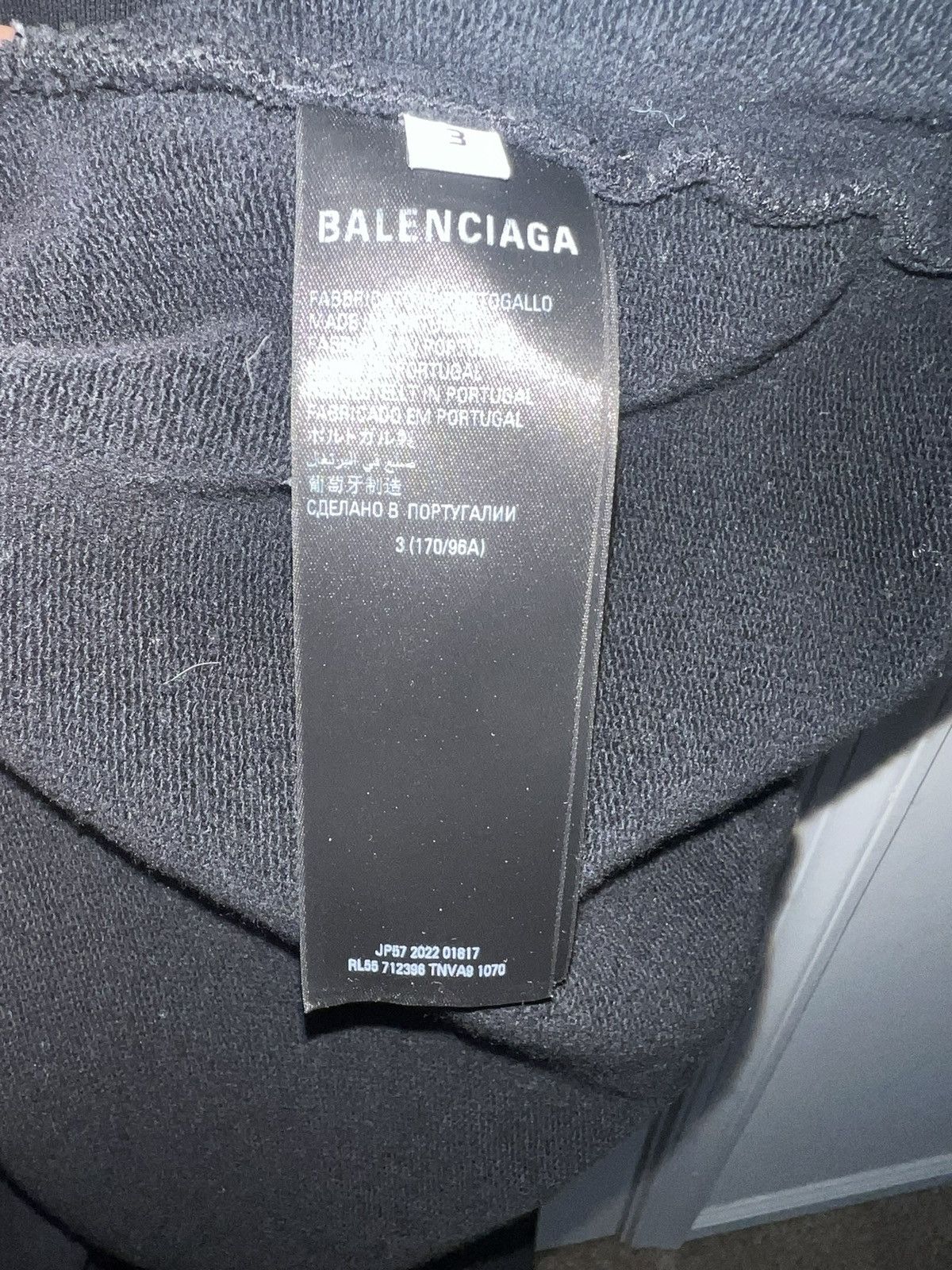 Adidas × Balenciaga Balenciaga Adidas Collab Hoodie in Black Trefoil Size US L / EU 52-54 / 3 - 5 Thumbnail