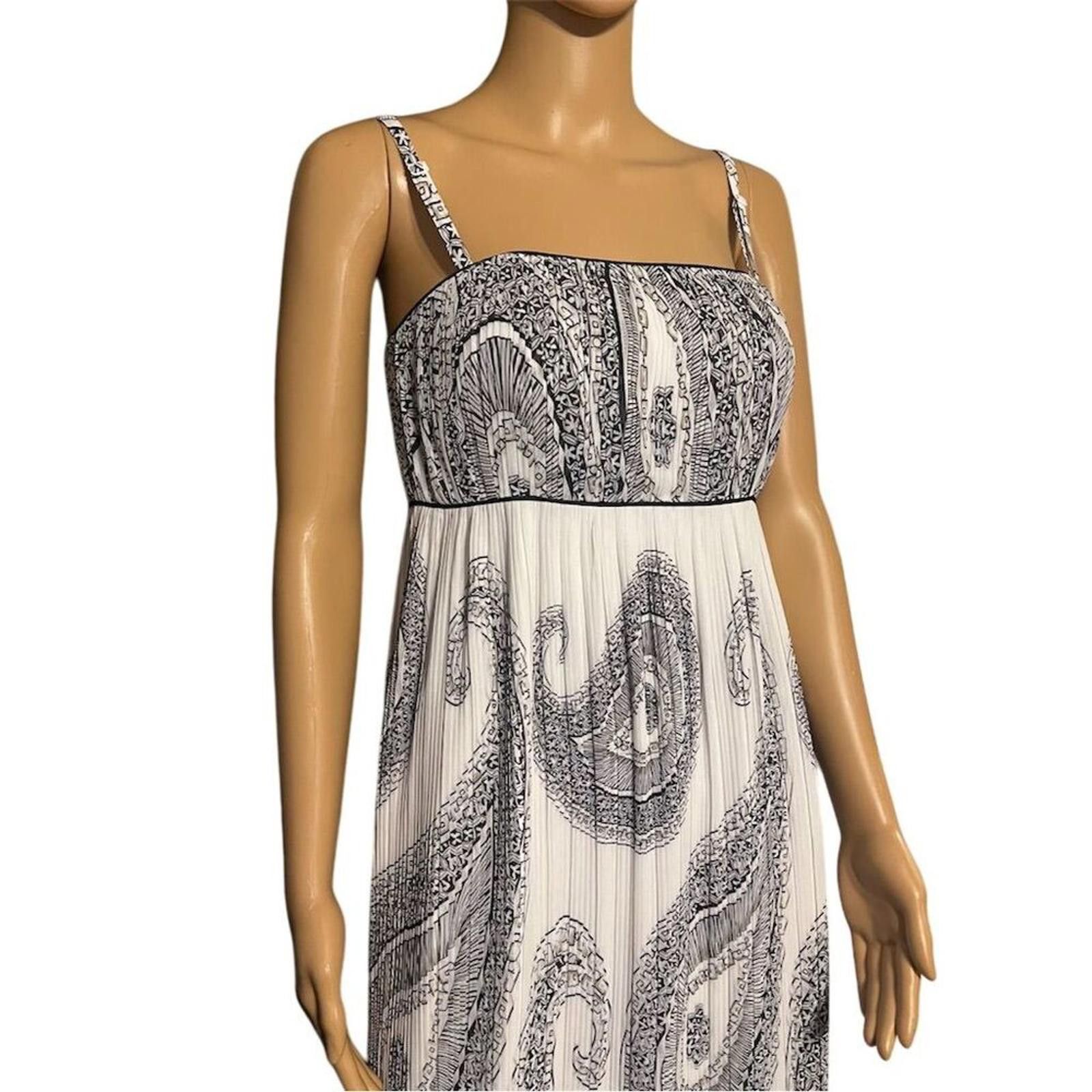 Other White House Black Market Women's Paisley Maxi Dress 2 boho Size XS / US 0-2 / IT 36-38 - 3 Thumbnail