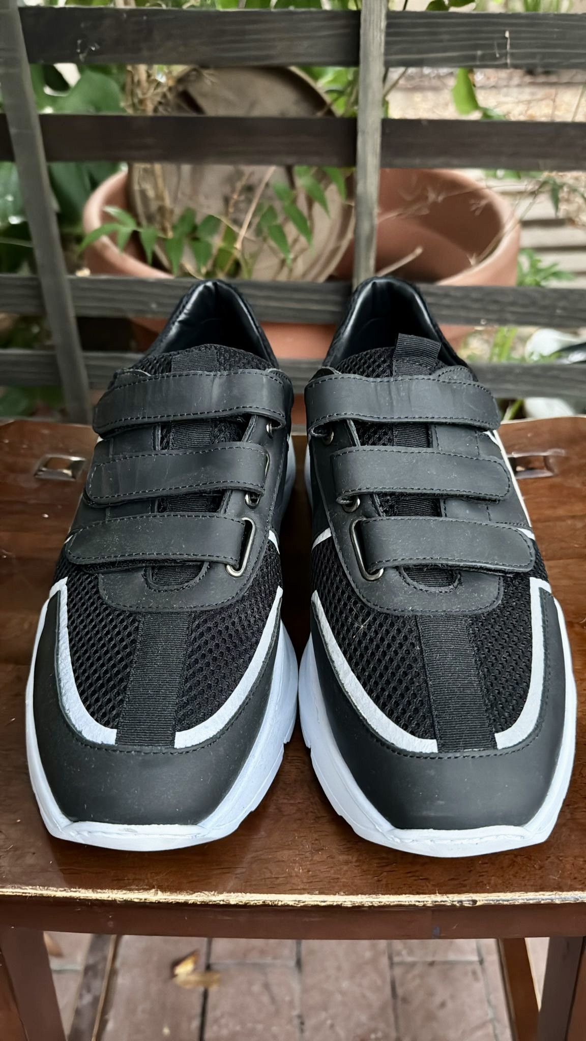 Daniel Patrick Daniel Patrick Black Velcro Shoes Size 43 Made In Portugal Size US 10 / EU 43 - 5 Thumbnail