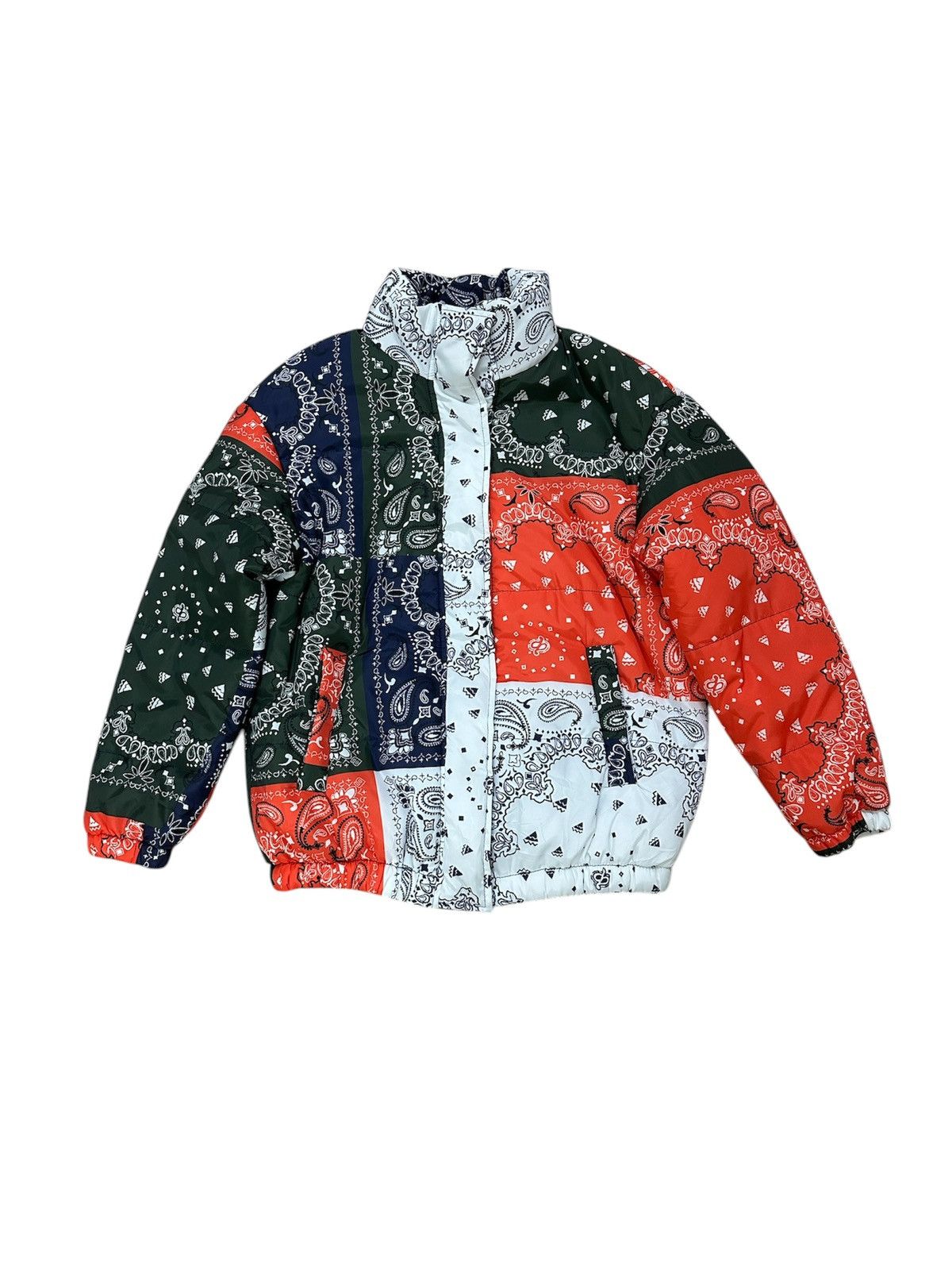 Designer Rare Beautiful Parody Kapital Bandana/Paisley Puffer Jacket Size US S / EU 44-46 / 1 - 1 Thumbnail