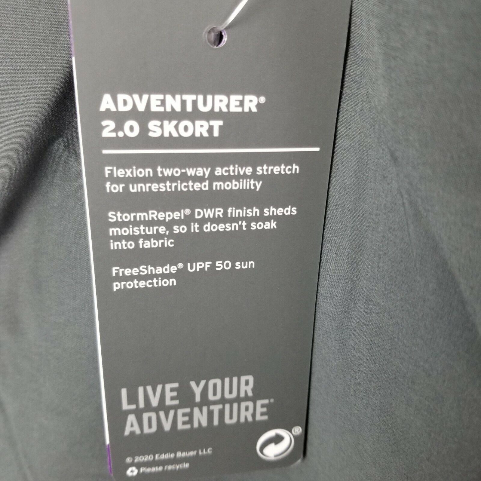 Eddie Bauer Eddie Bauer Womens Adventurer 2.0 Mini Skort Size 14 Gray Size 36" / US 14 / IT 50 - 11 Thumbnail