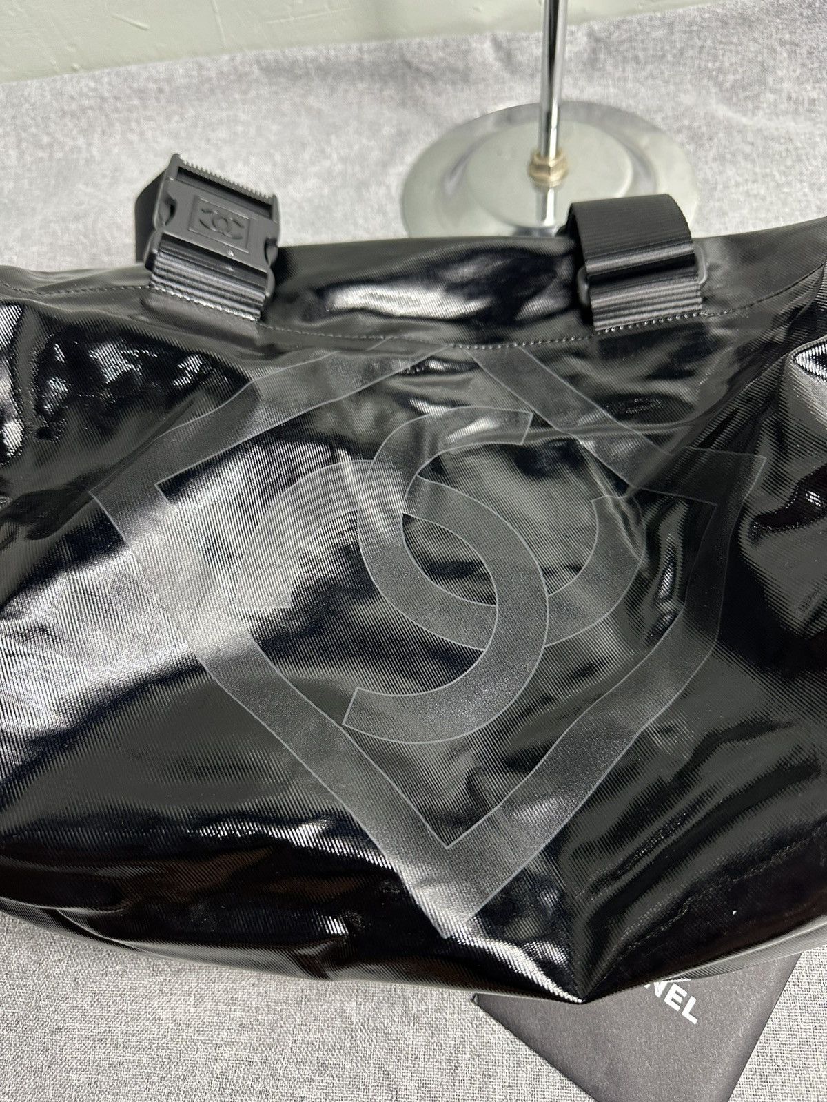 Chanel Chanel Sport Line PVC Coated Canvas Bowling Bag Size ONE SIZE - 13 Thumbnail