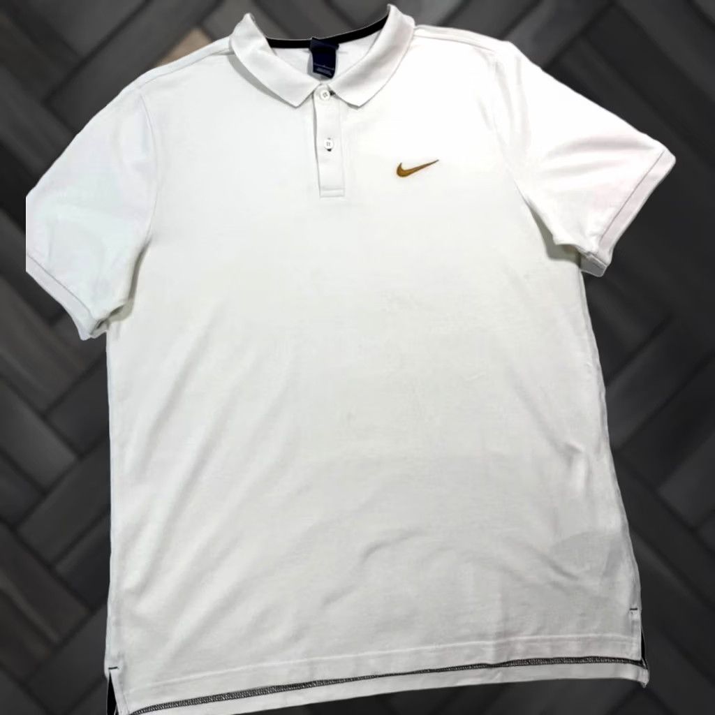 Nike Nike Roger Federer Wimbledon Polo Shirt White L Men's Size US L / EU 52-54 / 3 - 1 Thumbnail