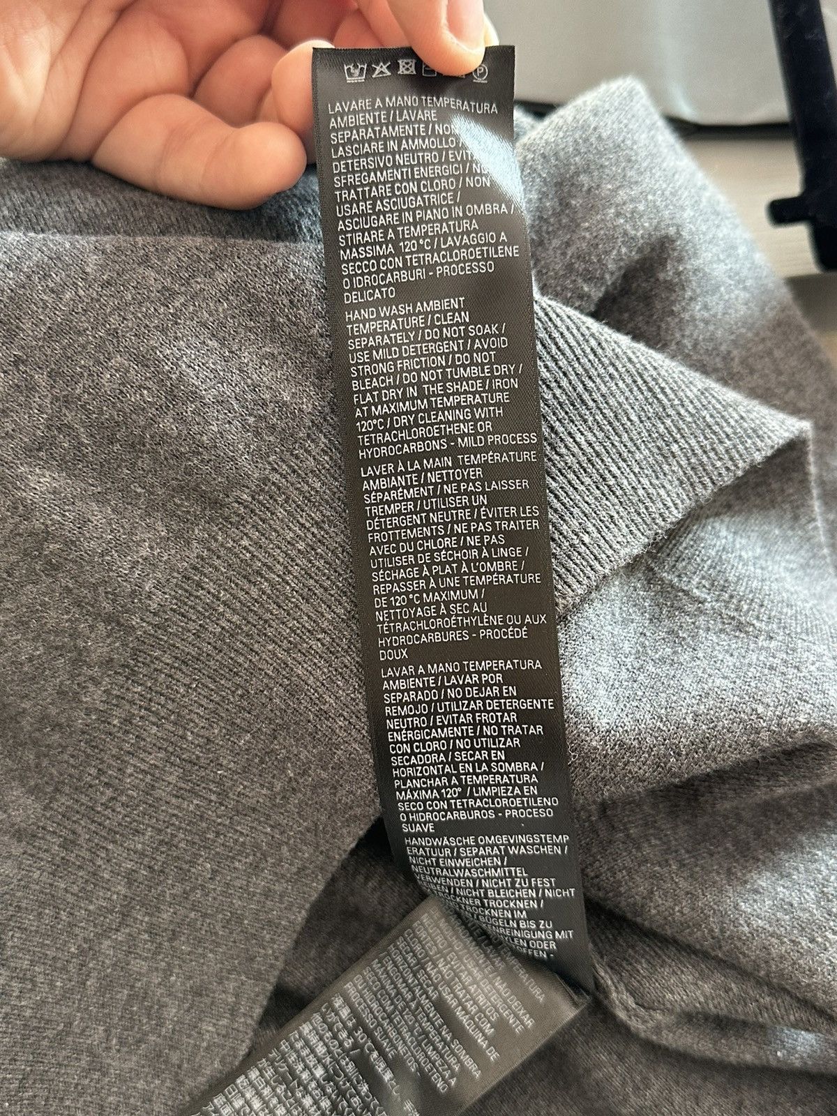 Balenciaga [L] 2050$ Spring26 Half-zip grey sweater Size US L / EU 52-54 / 3 - 16 Thumbnail