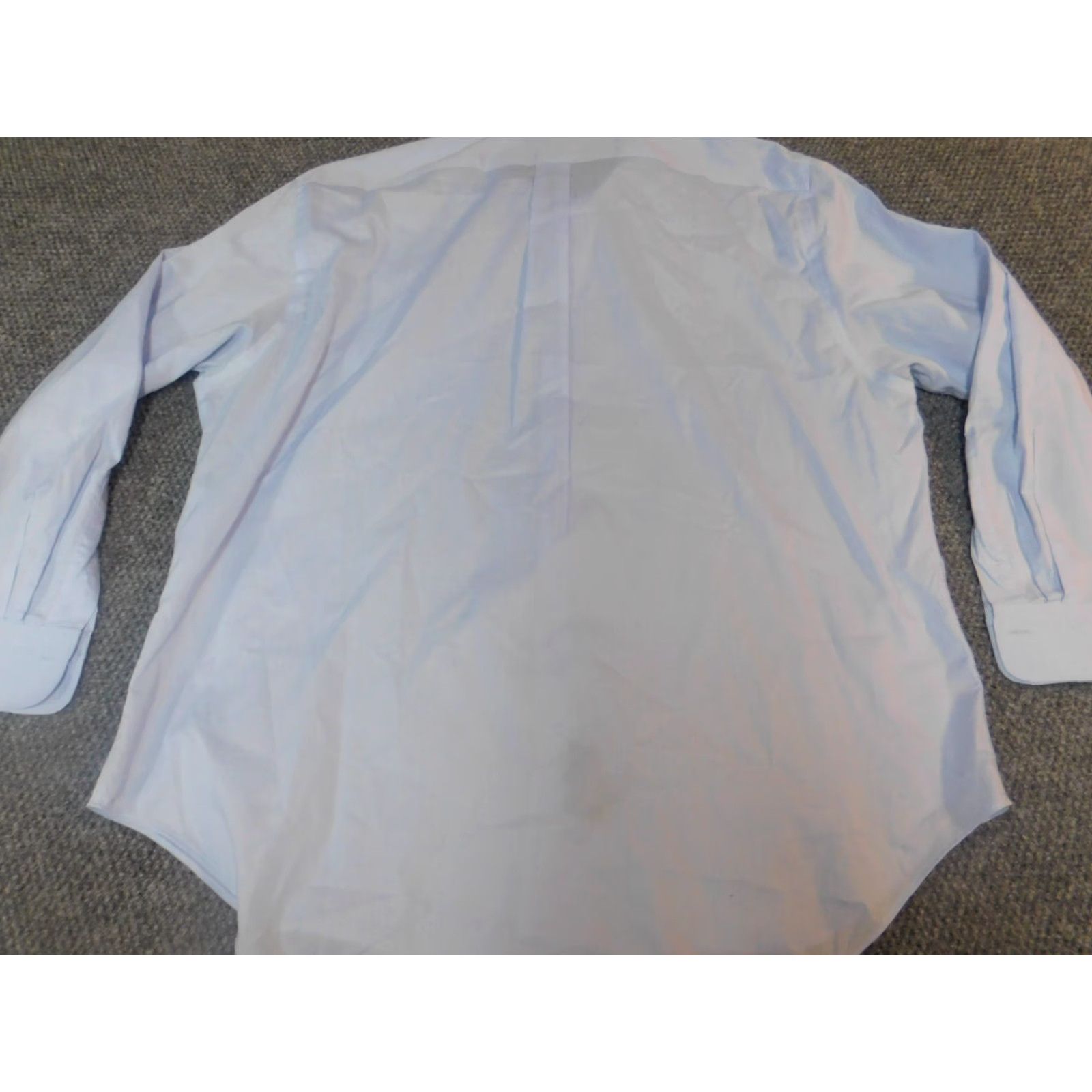 Ralph Lauren Lauren Ralph Lauren Mens Shirt 18 Blue Button-Down Knit Non-Iron Slim? Regular? Size US XXL / EU 58 / 5 - 6 Thumbnail
