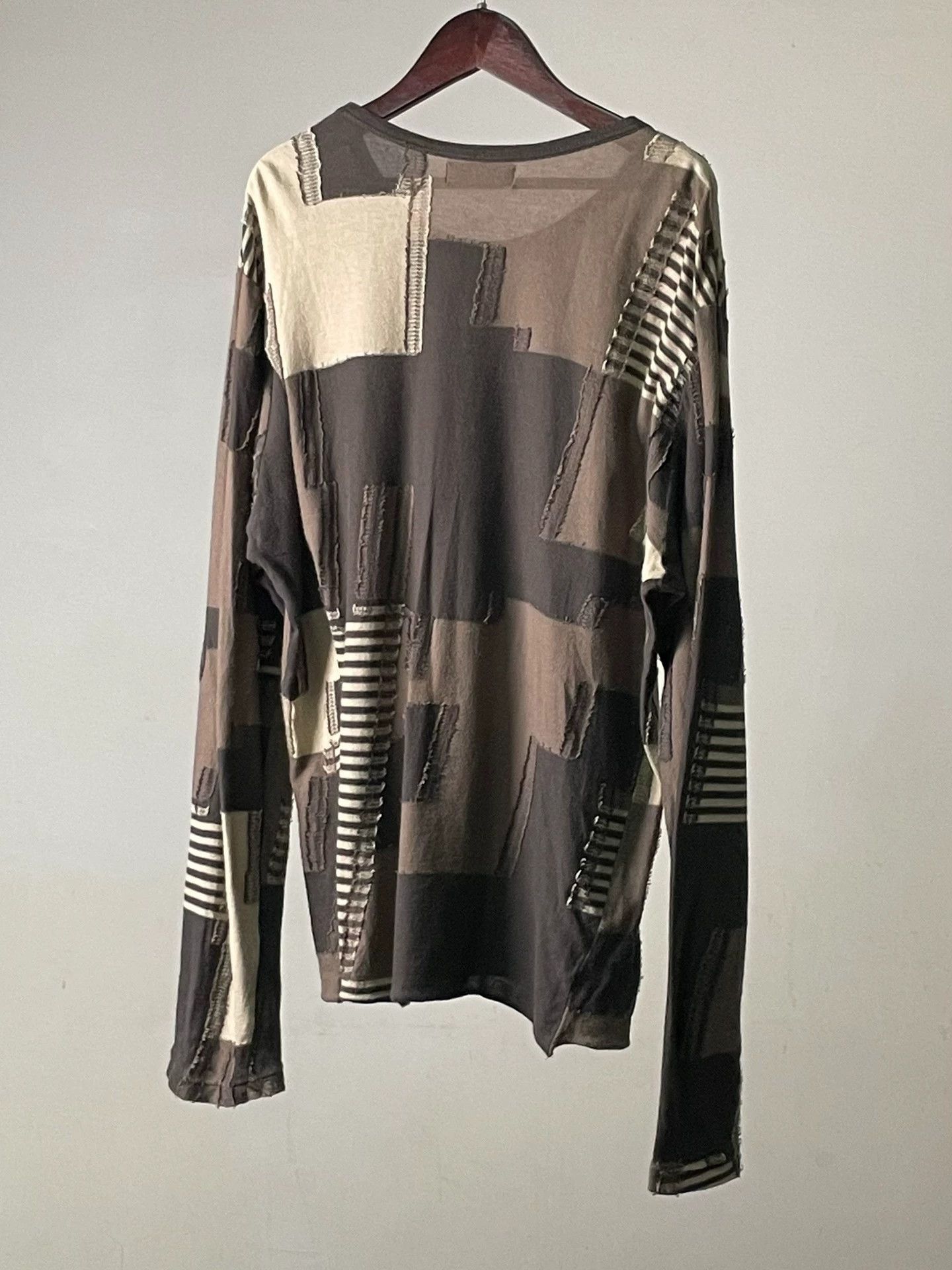 Yohji Yamamoto Yohji Yamamoto 18FW Color Blocked T-Shirt Size US M / EU 48-50 / 2 - 6 Thumbnail