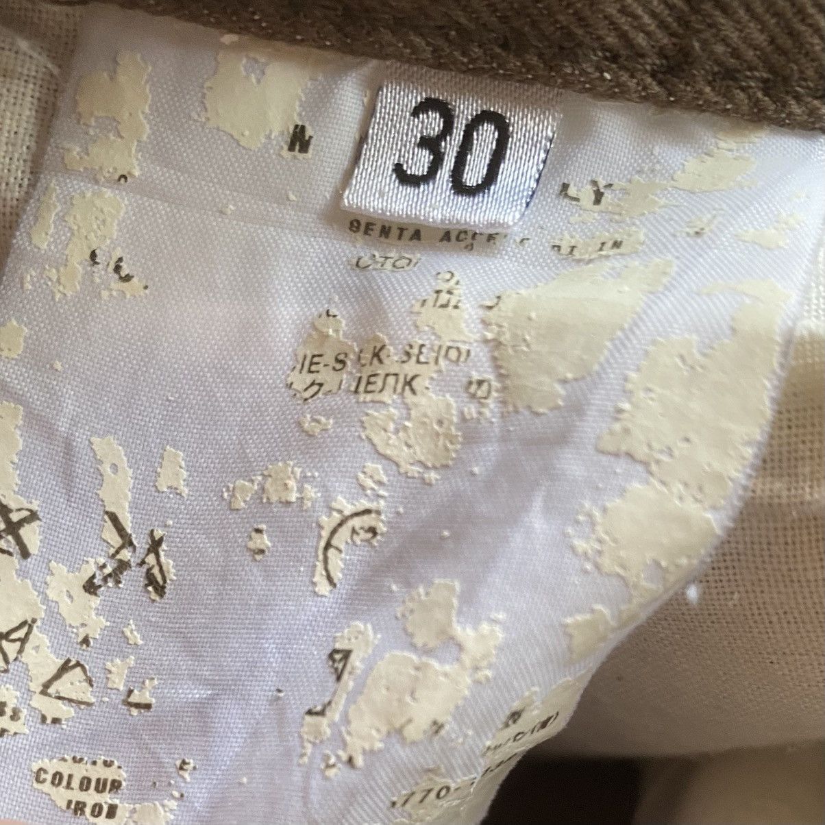 Helmut Lang 2000’s Archieve Brown Raw Silk Denim Size US 30 / EU 46 - 5 Thumbnail