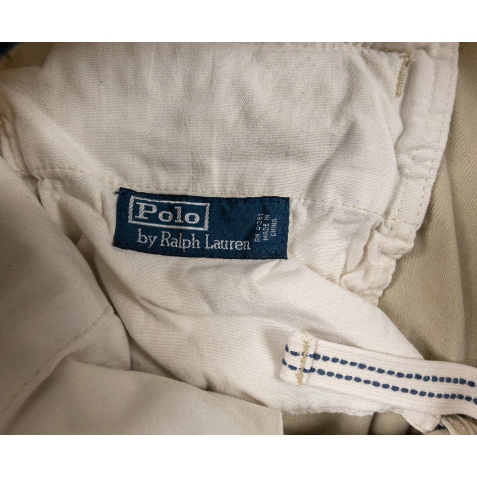 Polo Ralph Lauren Polo Ralph Lauren Chino Shorts Adult 32 Beige Flat Front Casual Regular Fit Mens Size US XS / EU 42 / 0 - 3 Thumbnail