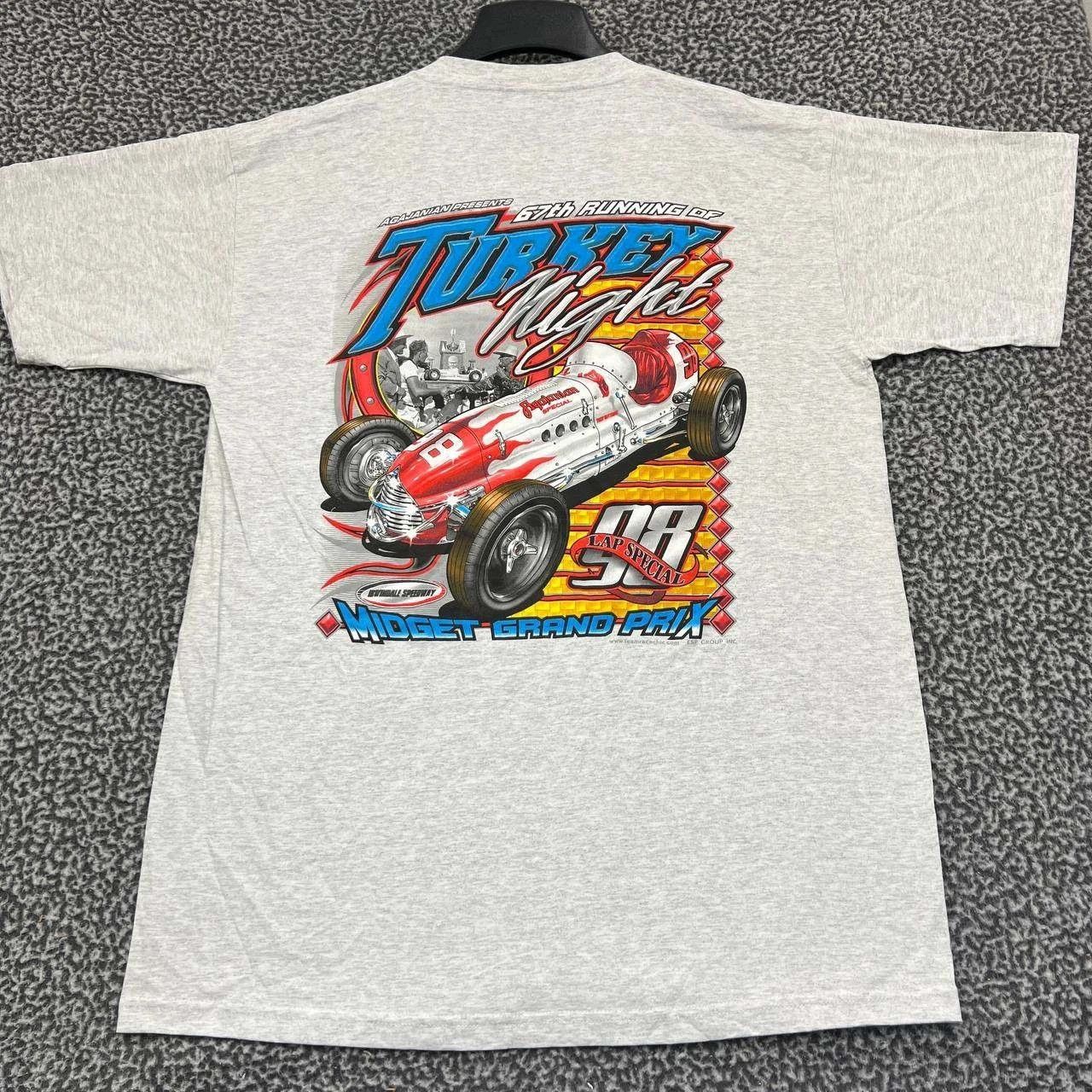 Other Vintage Midget Grand Prix Shirt Men XL Turkey Night Racing Size US XL / EU 56 / 4 - 1 Thumbnail