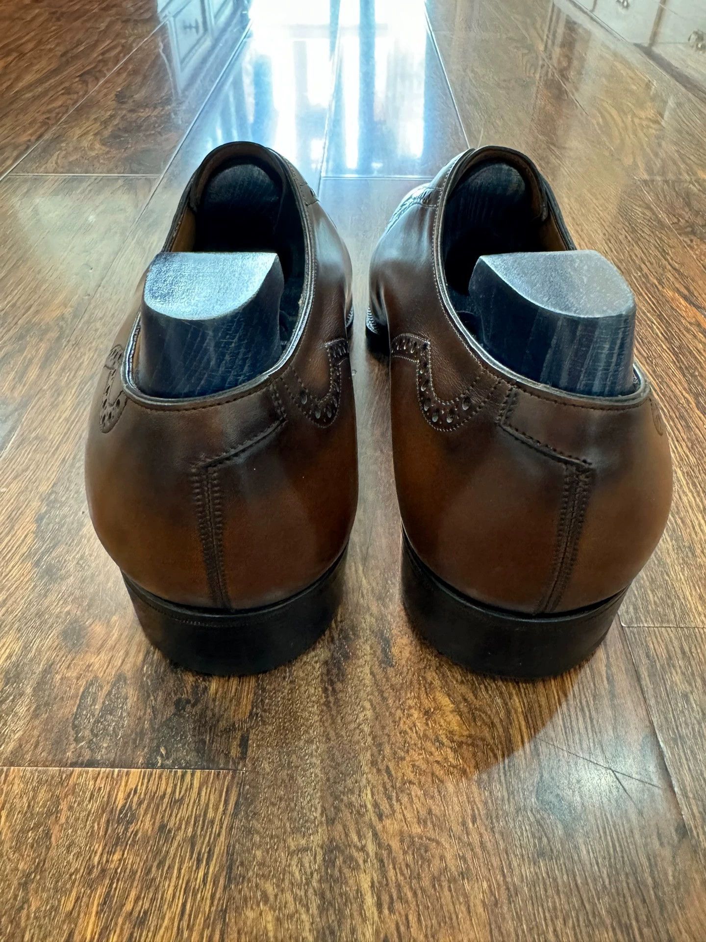 Gaziano & Girling G&G Deco MTO US7 7F Papworth Oxford Beluga patina Size US 7 / EU 40 - 4 Thumbnail