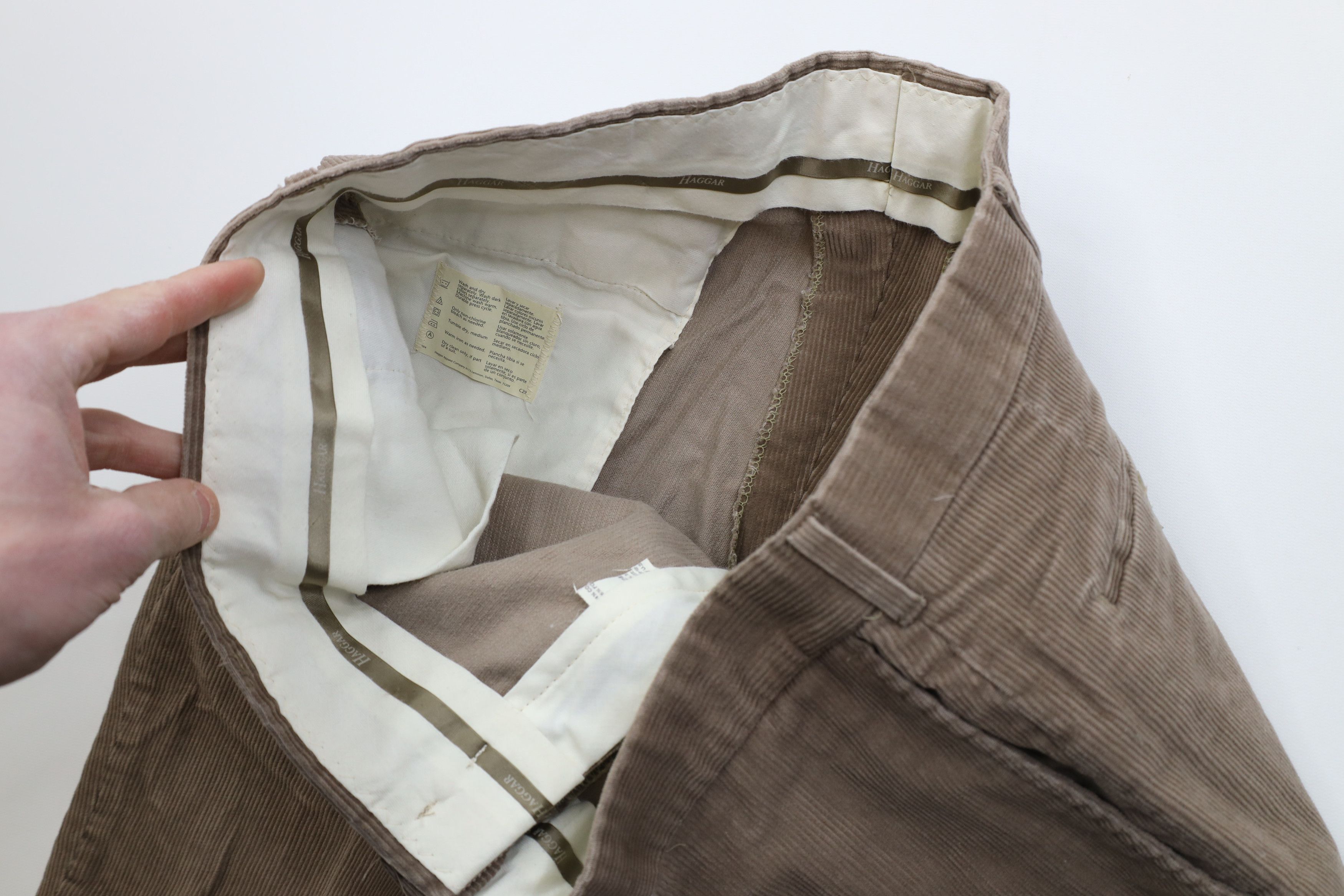 Vintage Vintage 90s Streetwear Flared Wide Leg Corduroy Chino Pants Size US 36 / EU 52 - 8 Thumbnail