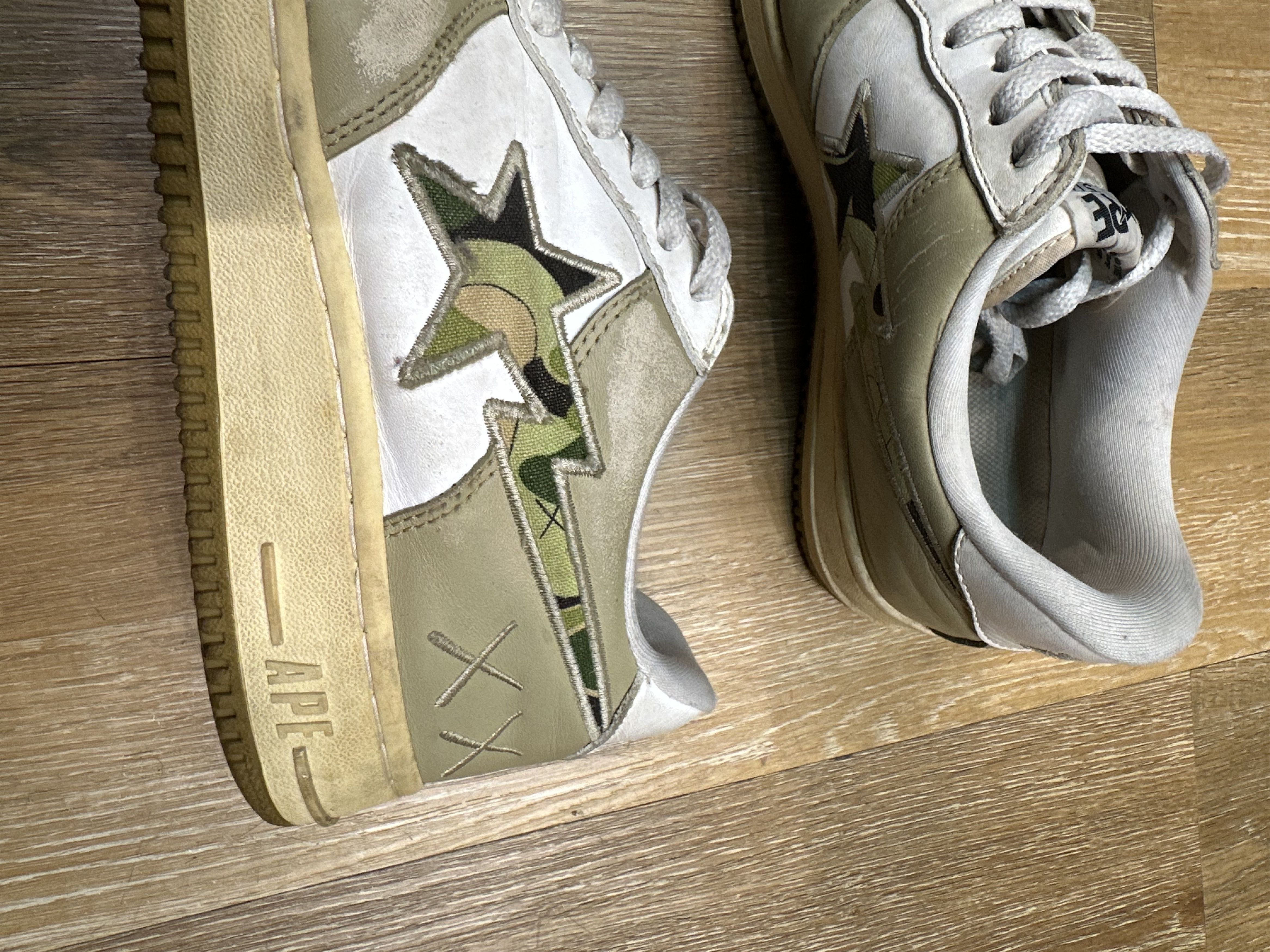 Bape × Kaws Rare 2006 Vtg Bapesta x Kaws Sneaker Size US 10.5 / EU 43-44 - 4 Thumbnail