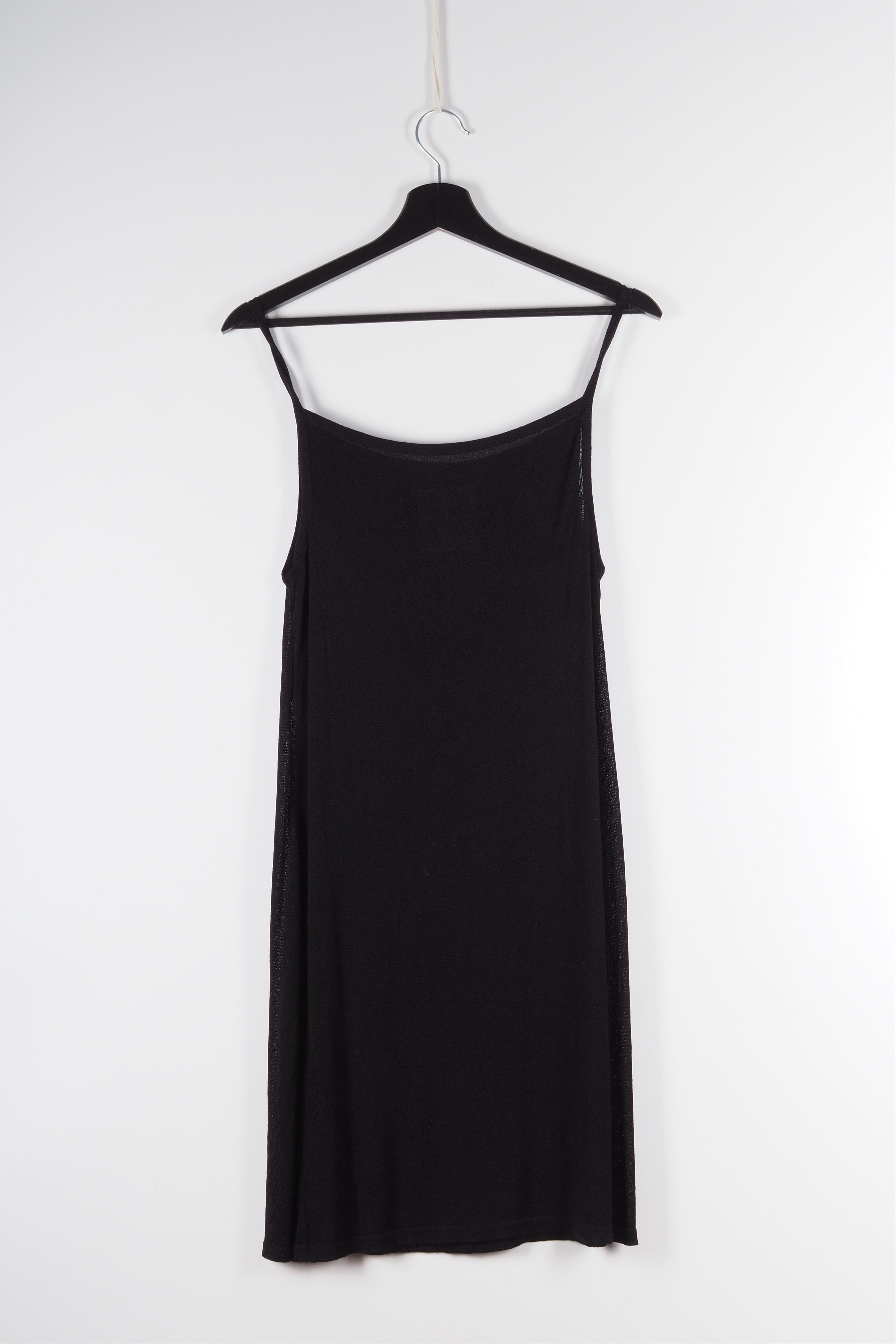Annette Gortz Annette Gortz Women's Black Sleeveless Knee Mini Dress Size M / US 6-8 / IT 42-44 - 3 Thumbnail