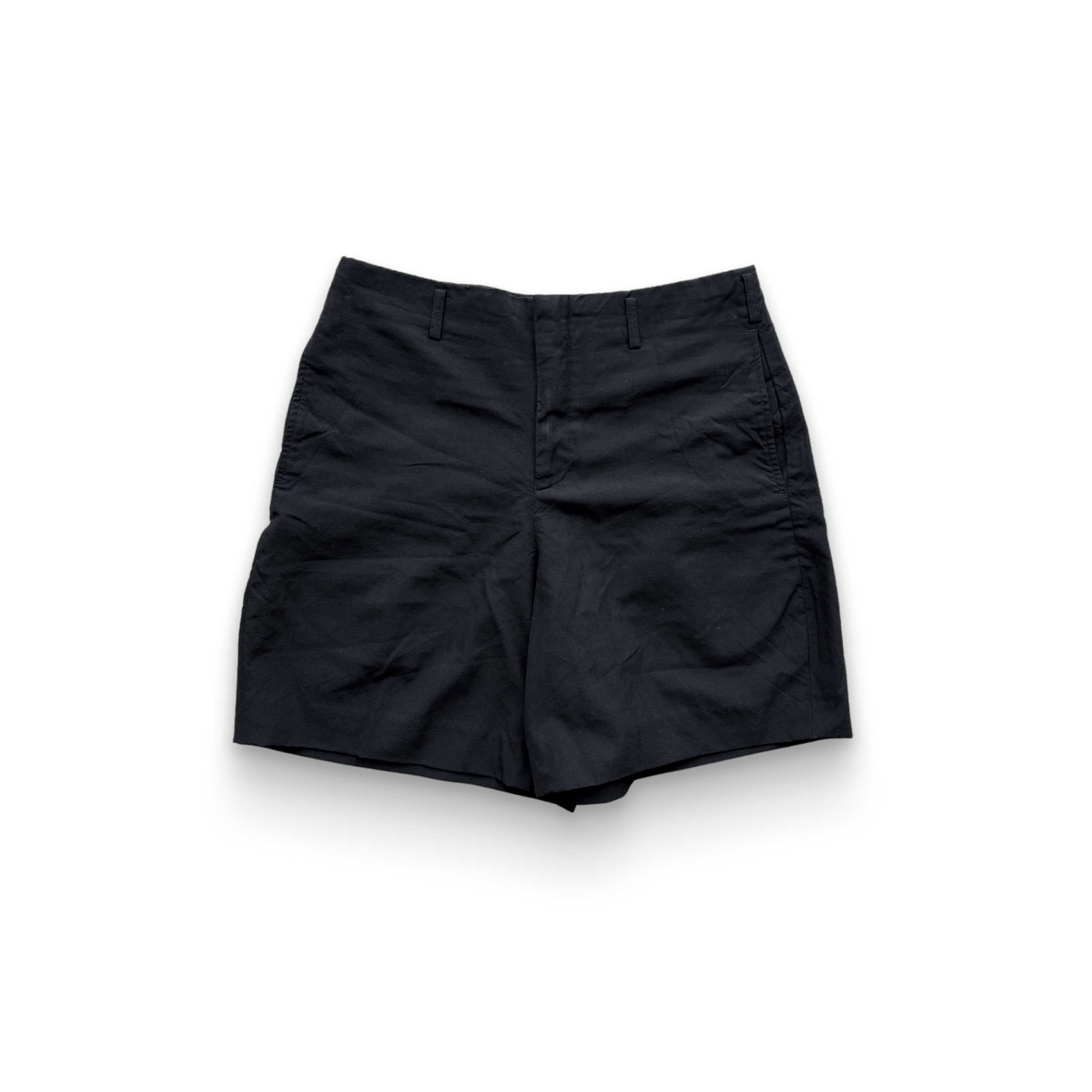 Comme des Garcons Homme Plus Comme des Garçons Homme Plus Black Wool Shorts Size US 30 / EU 46 - 2 Thumbnail
