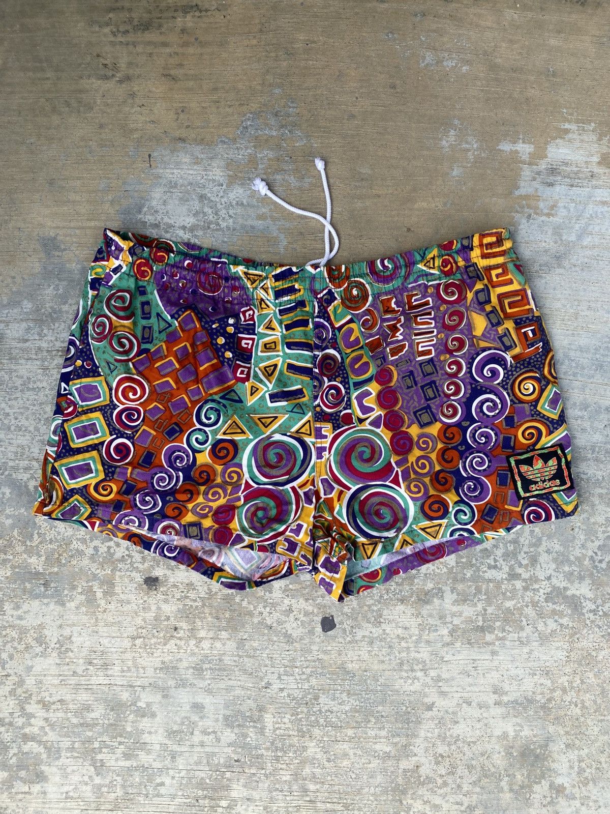 Adidas Vintage Adidas by descente baggie swim shorts Size US 32 / EU 48 - 1 Thumbnail